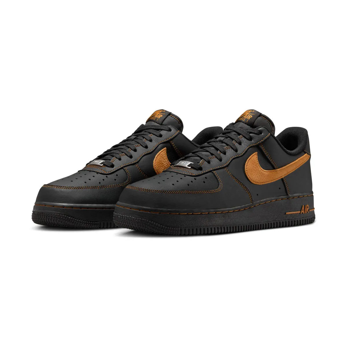 Nike Air Force 1 '07 LV8 'Black Desert Ochre' Men's Shoes Stitch Down Construction