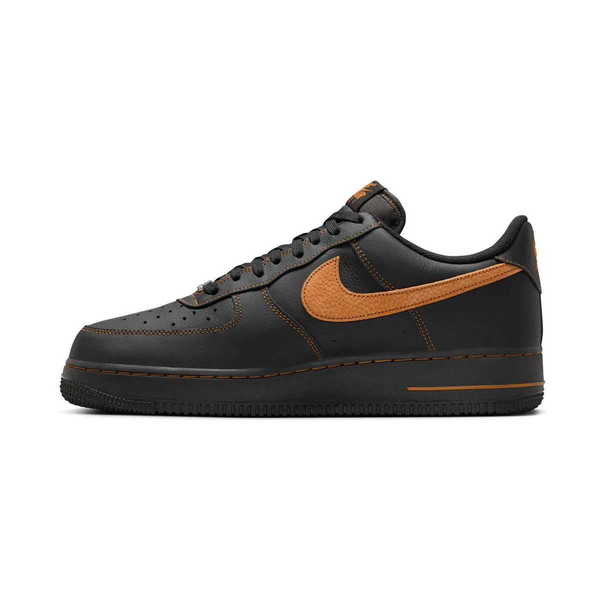Breathable Comfort Torsion Stability Systems Nike Air Force 1 '07 LV8 'Black Desert Ochre' Men's Shoes