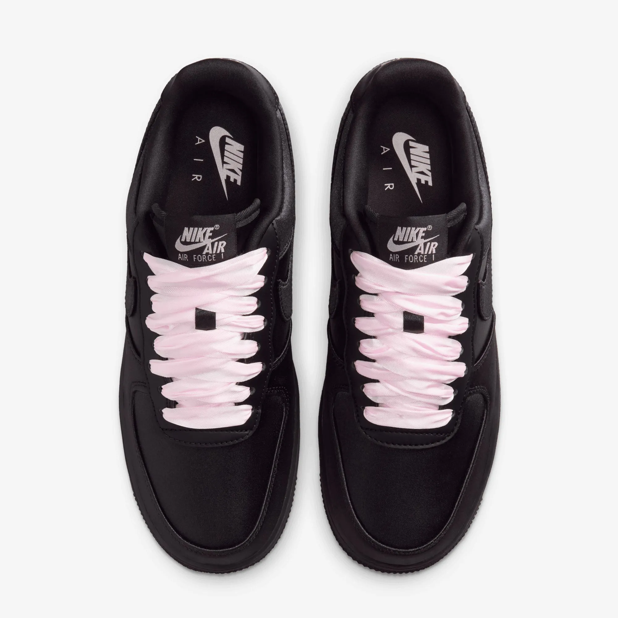 Soft Form Stability Post NIKE | AIR FORCE 1 '07 LV8 { BLACK/BLACK-PINK ICE