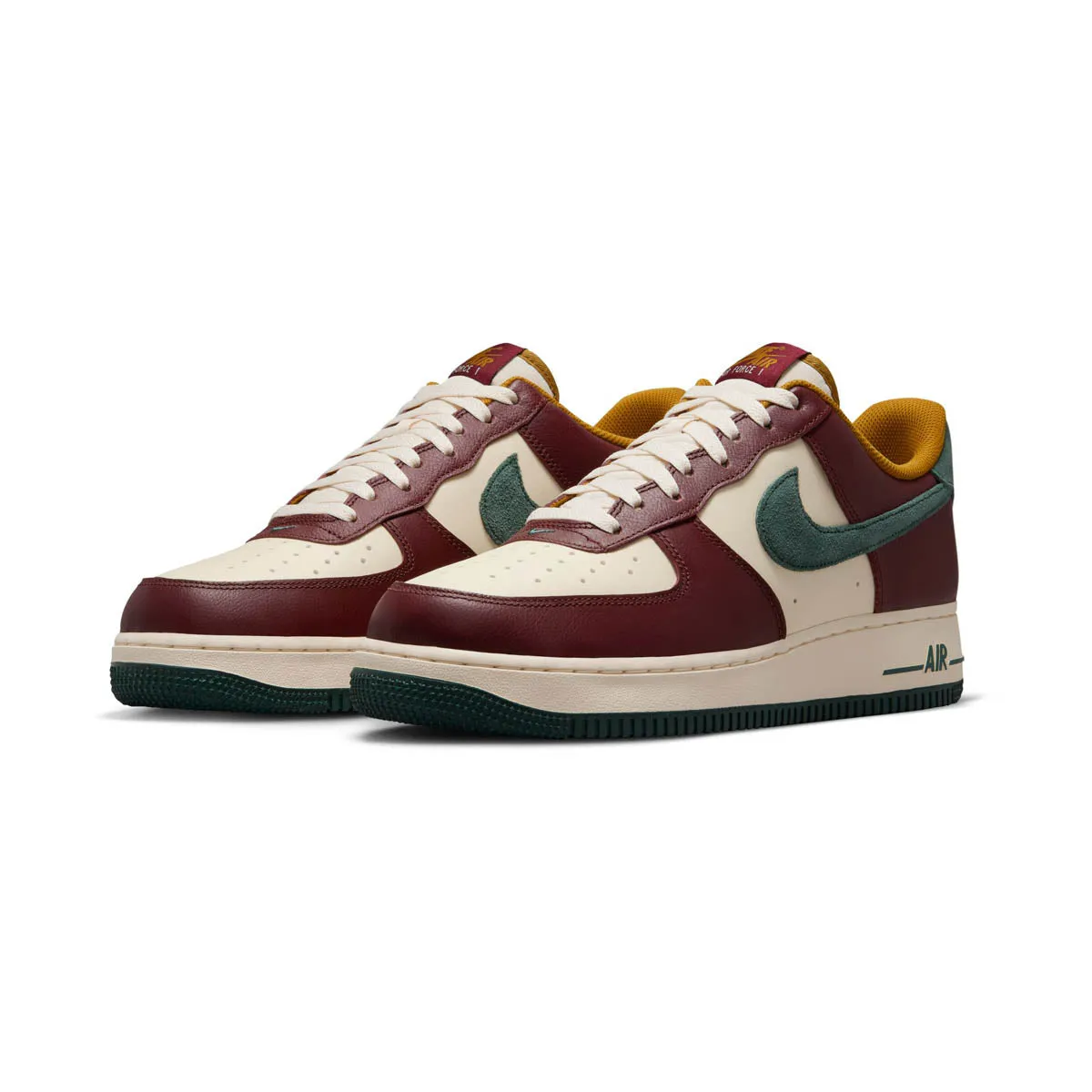 Outdoor Walking Nike Air Force 1 '07 LV8 'Dark Team Red Vintage Green' Men's Shoes