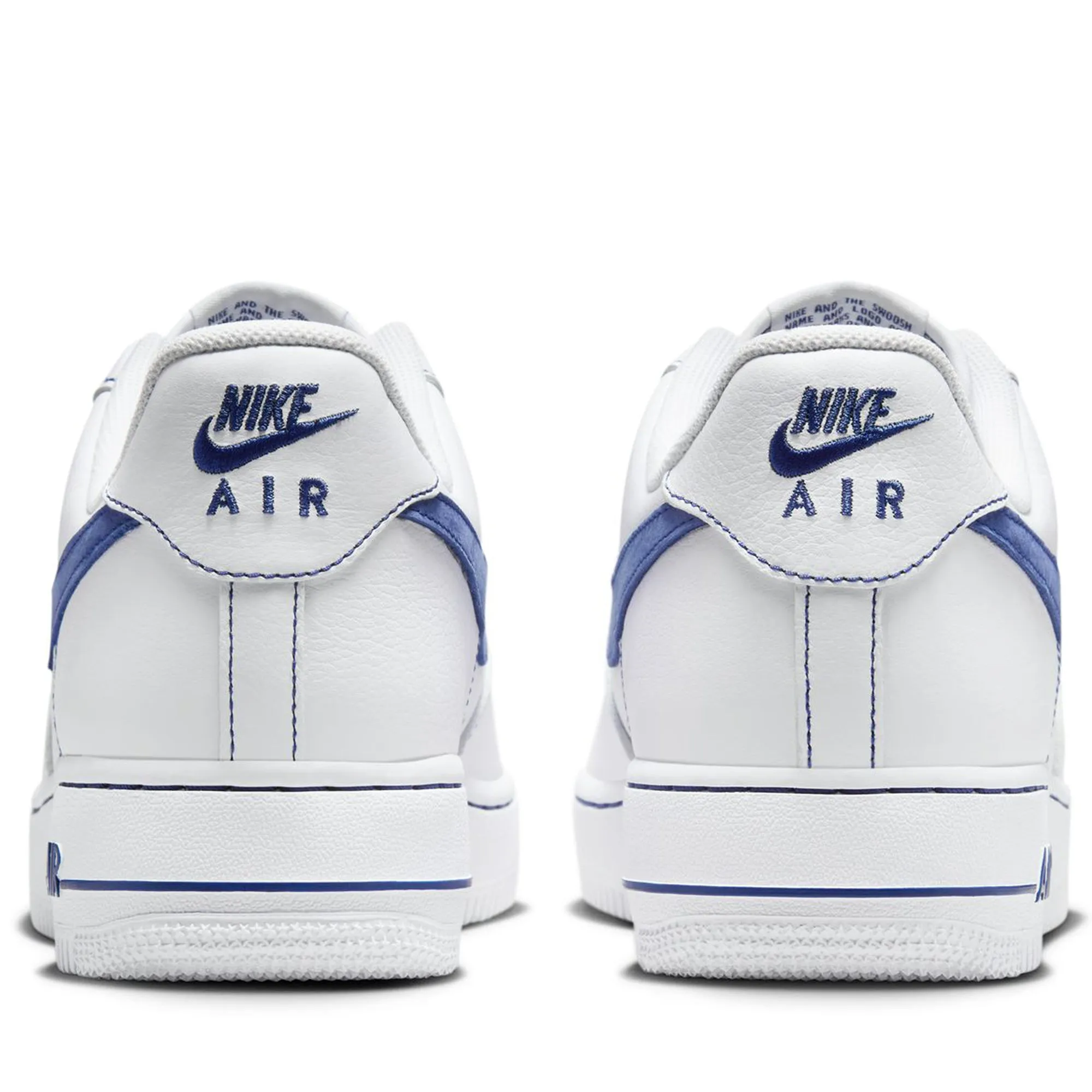 Lateral Stabilizer Canvas Upper Nike Air Force 1 '07 LV8 - White/Deep Royal Blue