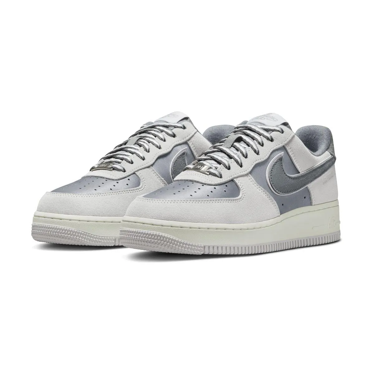 Shockproof Perforated Toe Box Nike Air Force 1 '07 LX 'Athletic Club Grey' Women's Shoes