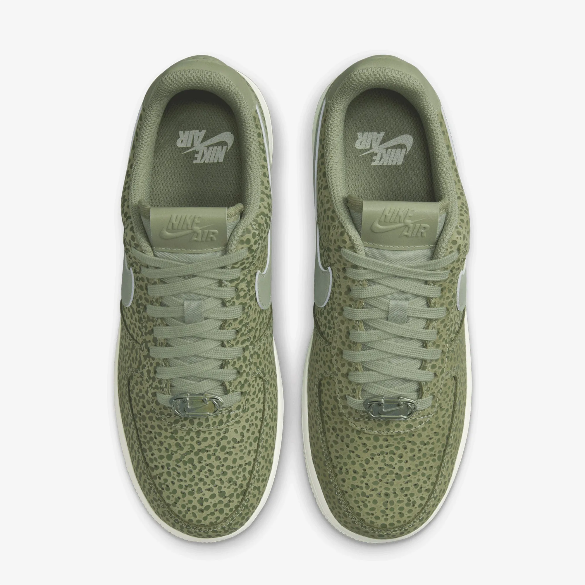 Recycled Material Design Nike | AIR FORCE 1 '07 PREMIUM { SESAME/OIL GREEN-LIGHT BONE