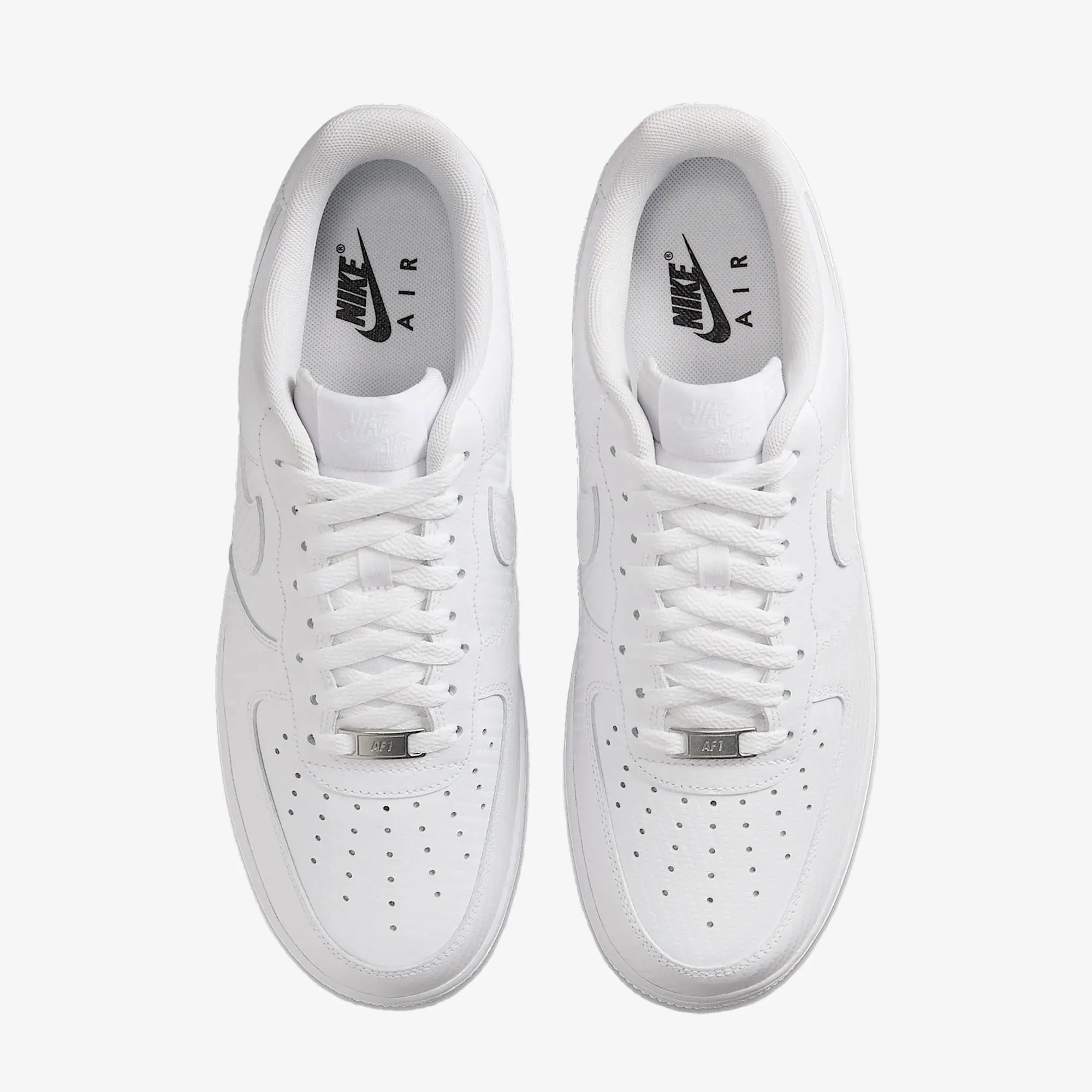 Stability Focus Jogging NIKE | AIR FORCE 1 '07 TEXTURE { WHITE/WHITE