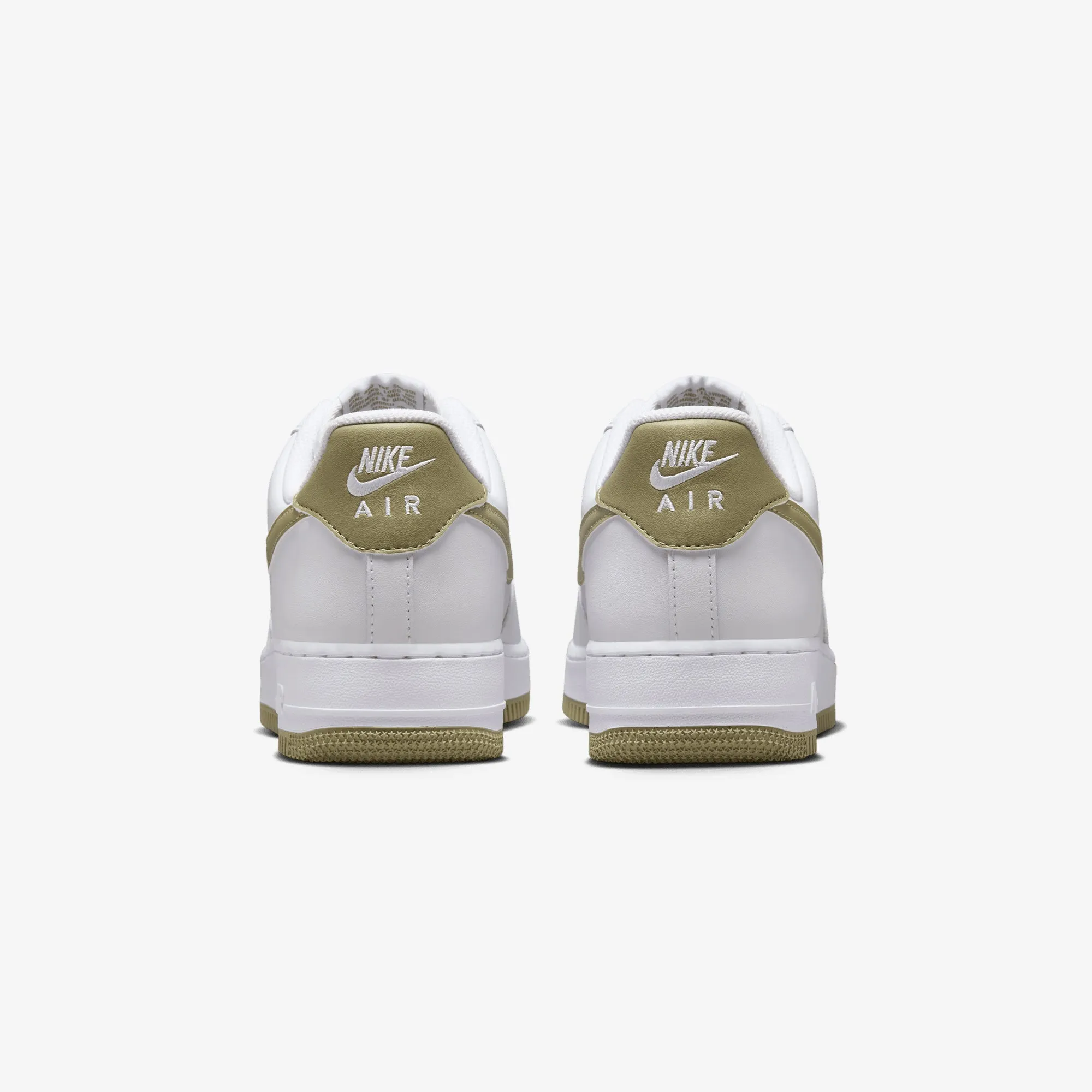 NIKE | AIR FORCE 1 '07 { WHITE/NEUTRAL OLIVE Sneaker Design