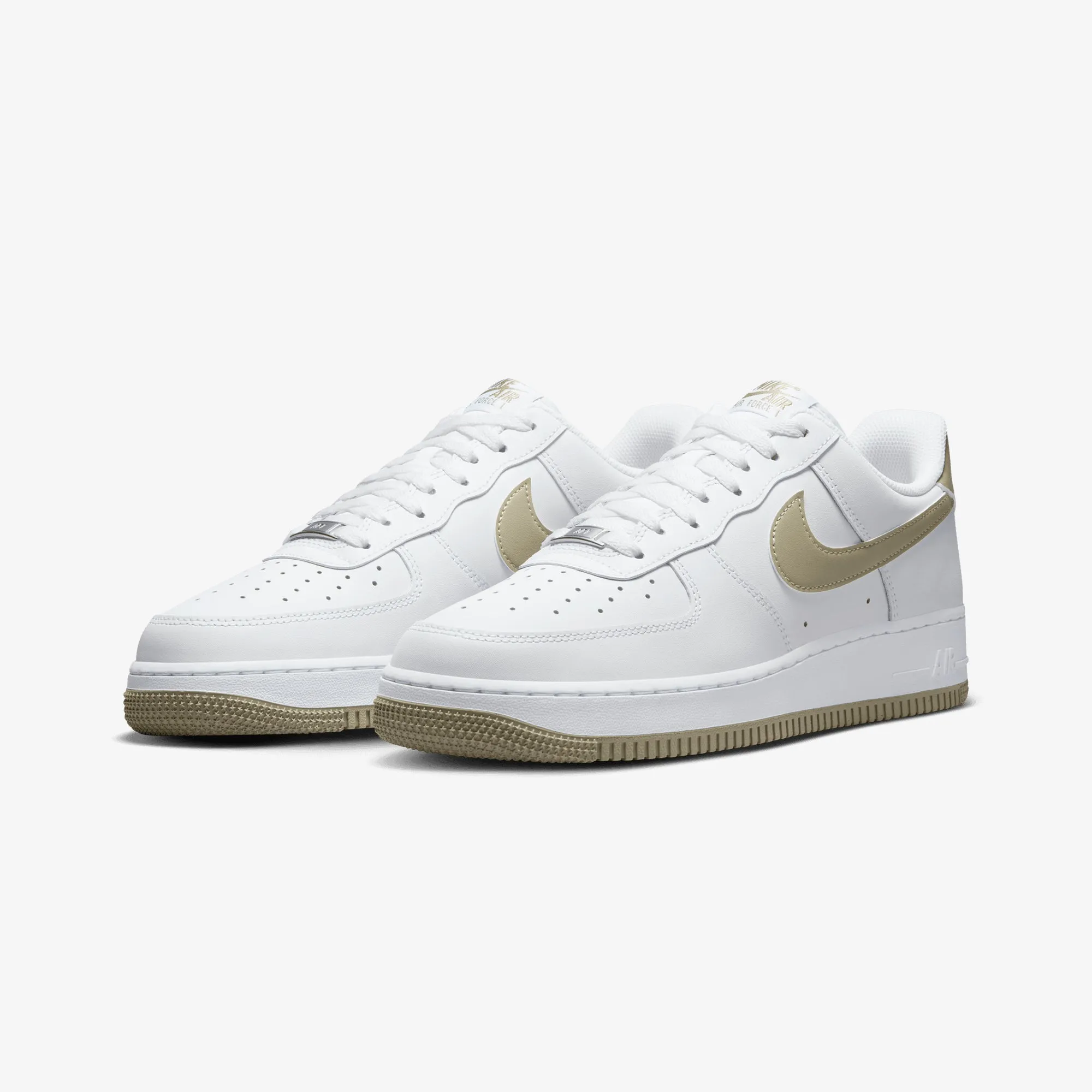 Anatomical Heel Cup NIKE | AIR FORCE 1 '07 { WHITE/NEUTRAL OLIVE