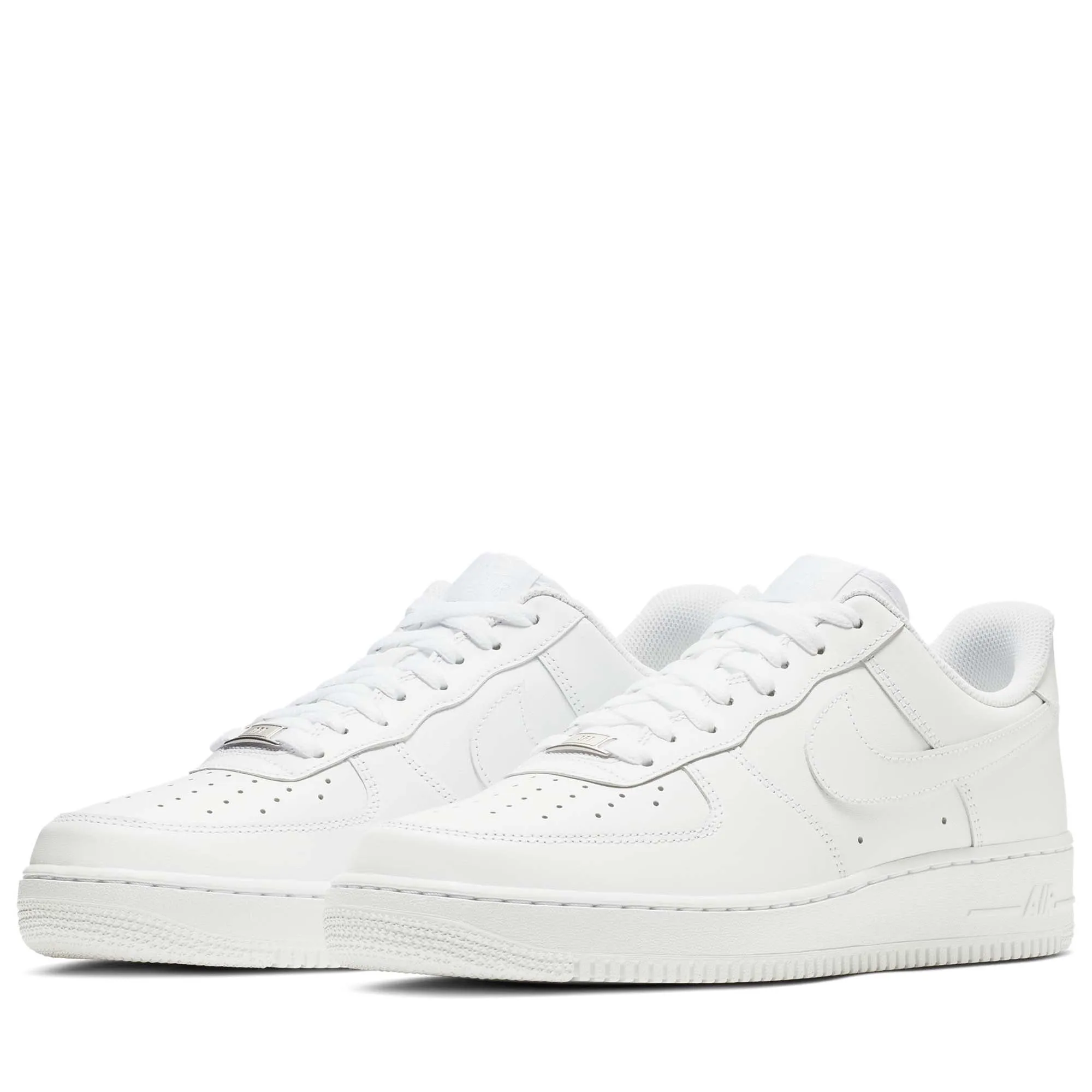 Nike Air Force 1 '07 - White/White Slip Resistant Pattern Modern Touch