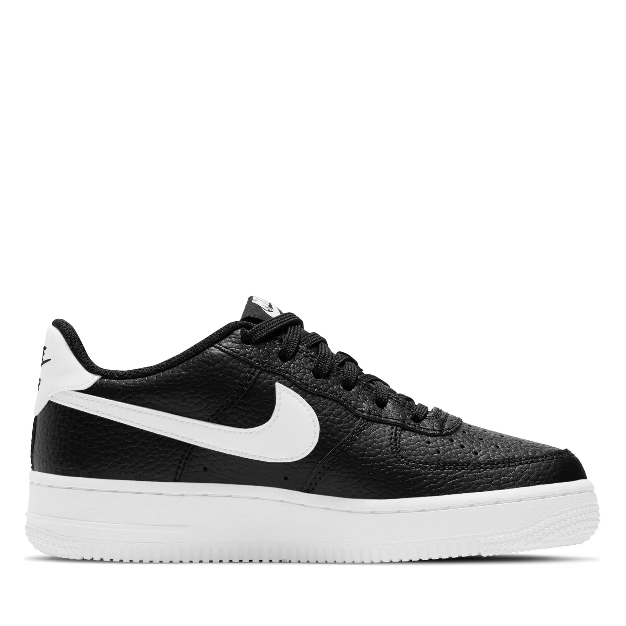 Hollowed Out Panels Durable Frame Nike Air Force 1 (GS) - Black/White