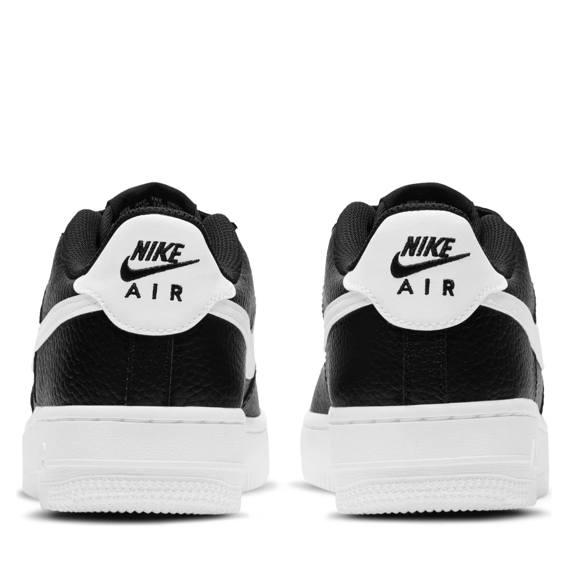Nike Air Force 1 (GS) - Black/White Traction pattern