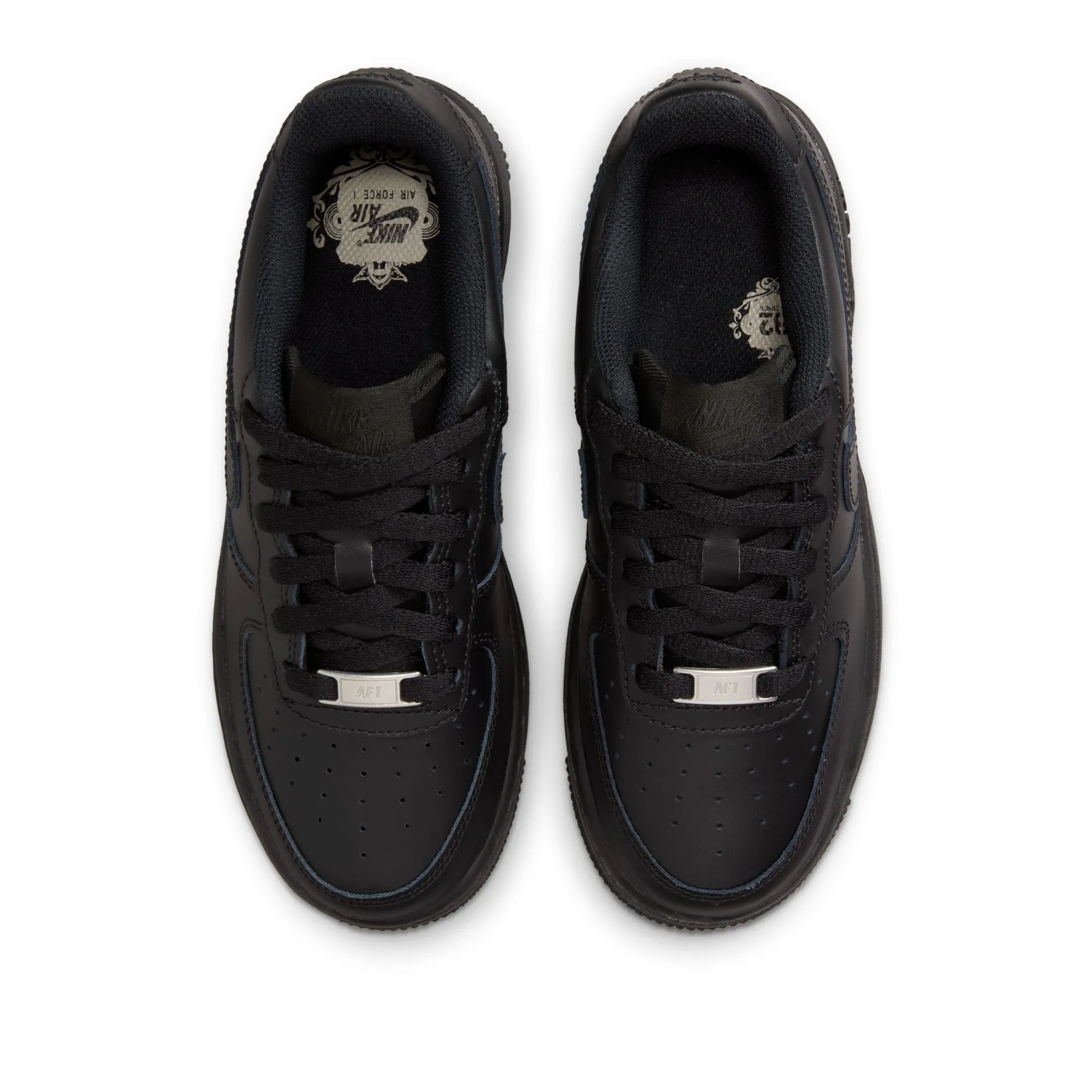 Nike Air Force 1 LE (GS) - Black/Black Torsional Rigidity Bar Seamless construction