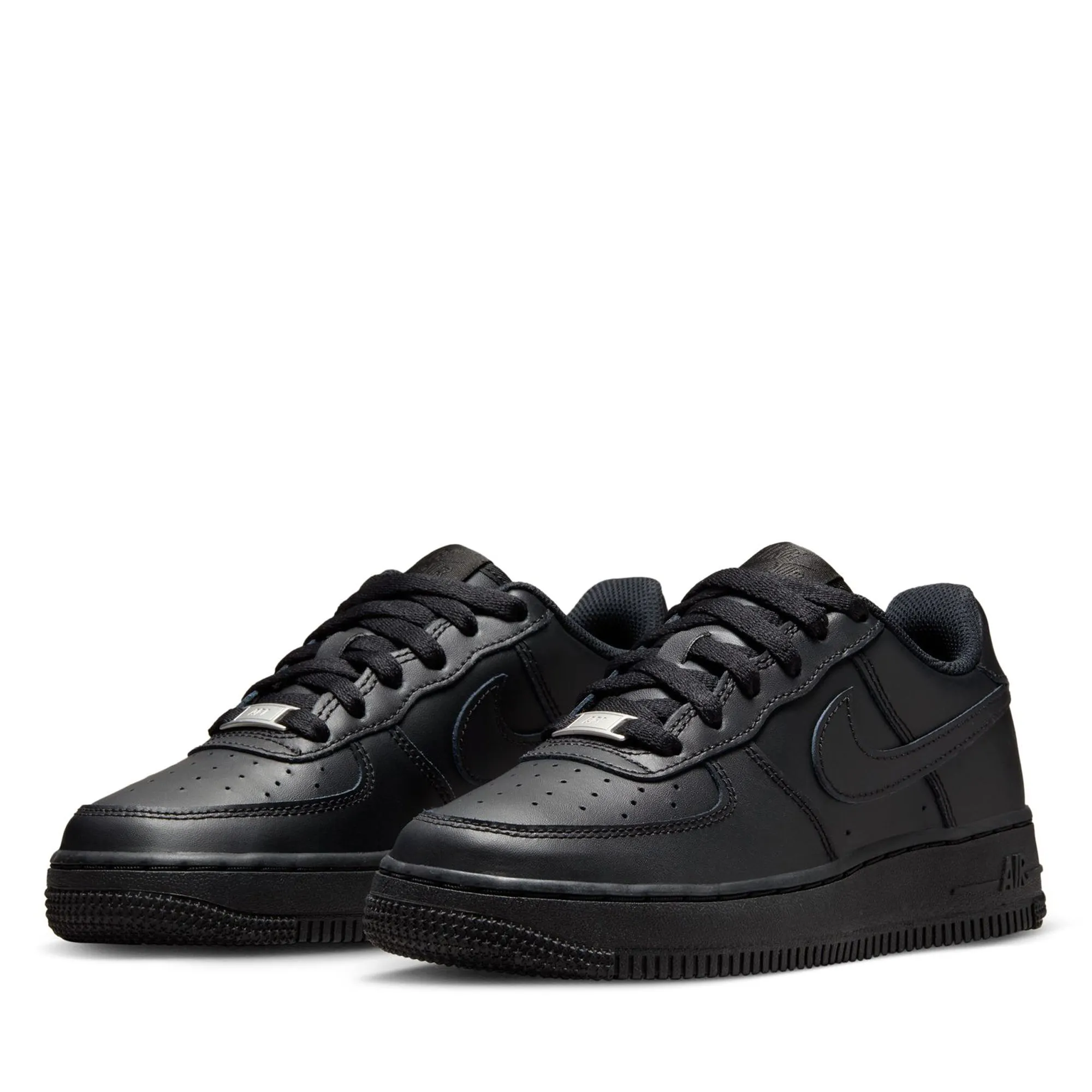 Ventilated Upper Easy Clean Surface Nike Air Force 1 LE (GS) - Black/Black