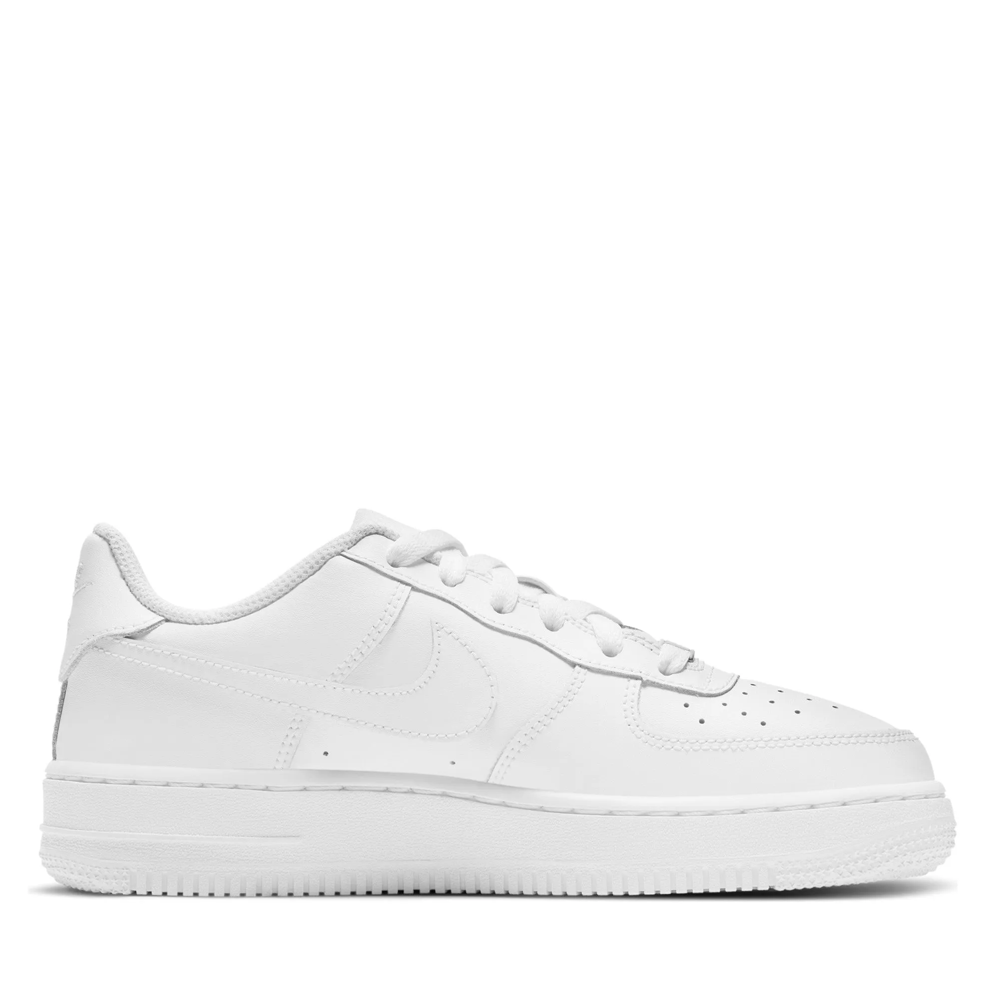 Sophisticated Look No Laces Nike Air Force 1 LE (GS) - White