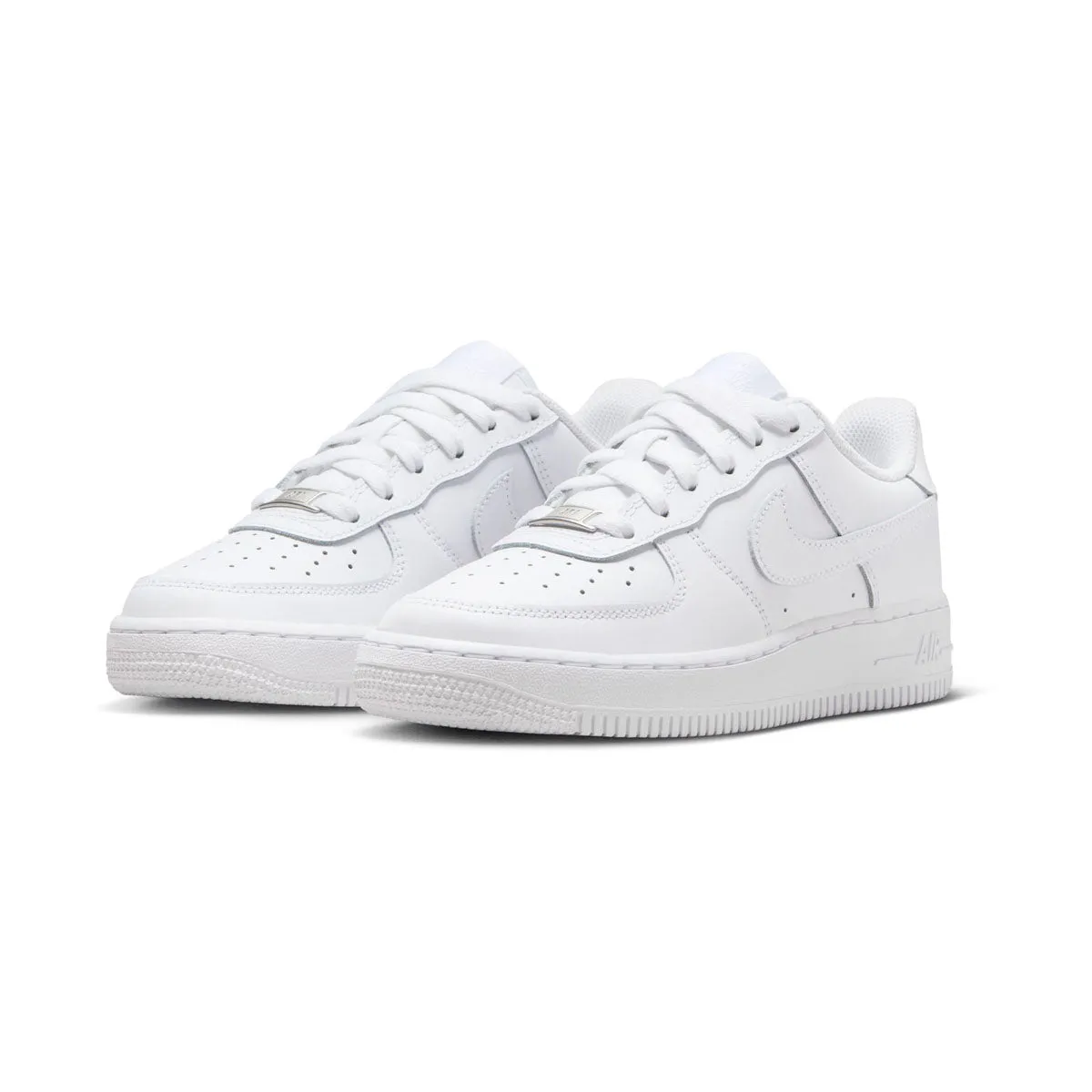 Nike Air Force 1 LE 'Triple White' Big Kids' Shoes Ultra Bounce Foam Core Shock Vibe