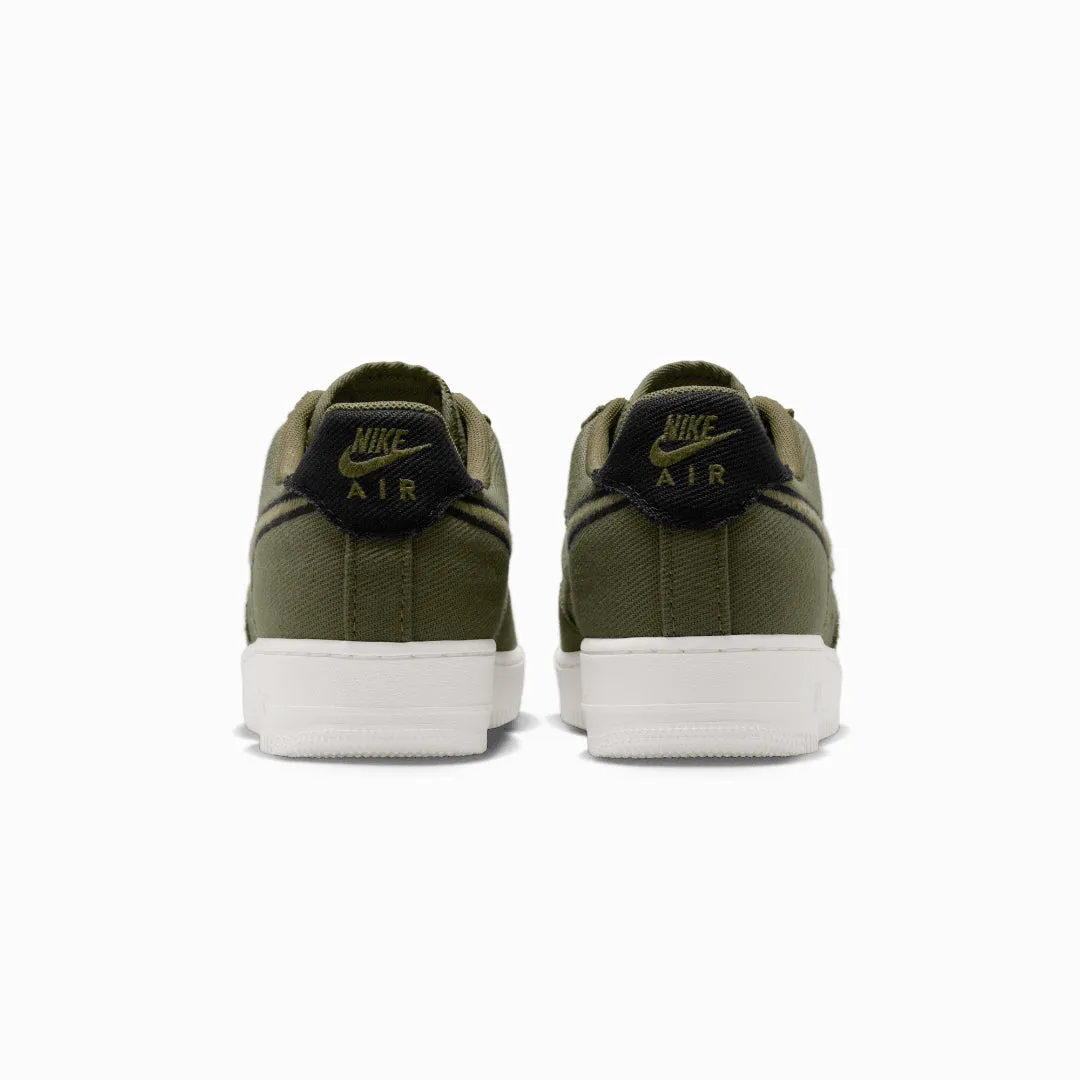 NIKE | AIR FORCE 1 LOW CANVAS { ARMY OLIVE/MATTE OLIVE-PHANTOM-BLACK City Pace Athletic