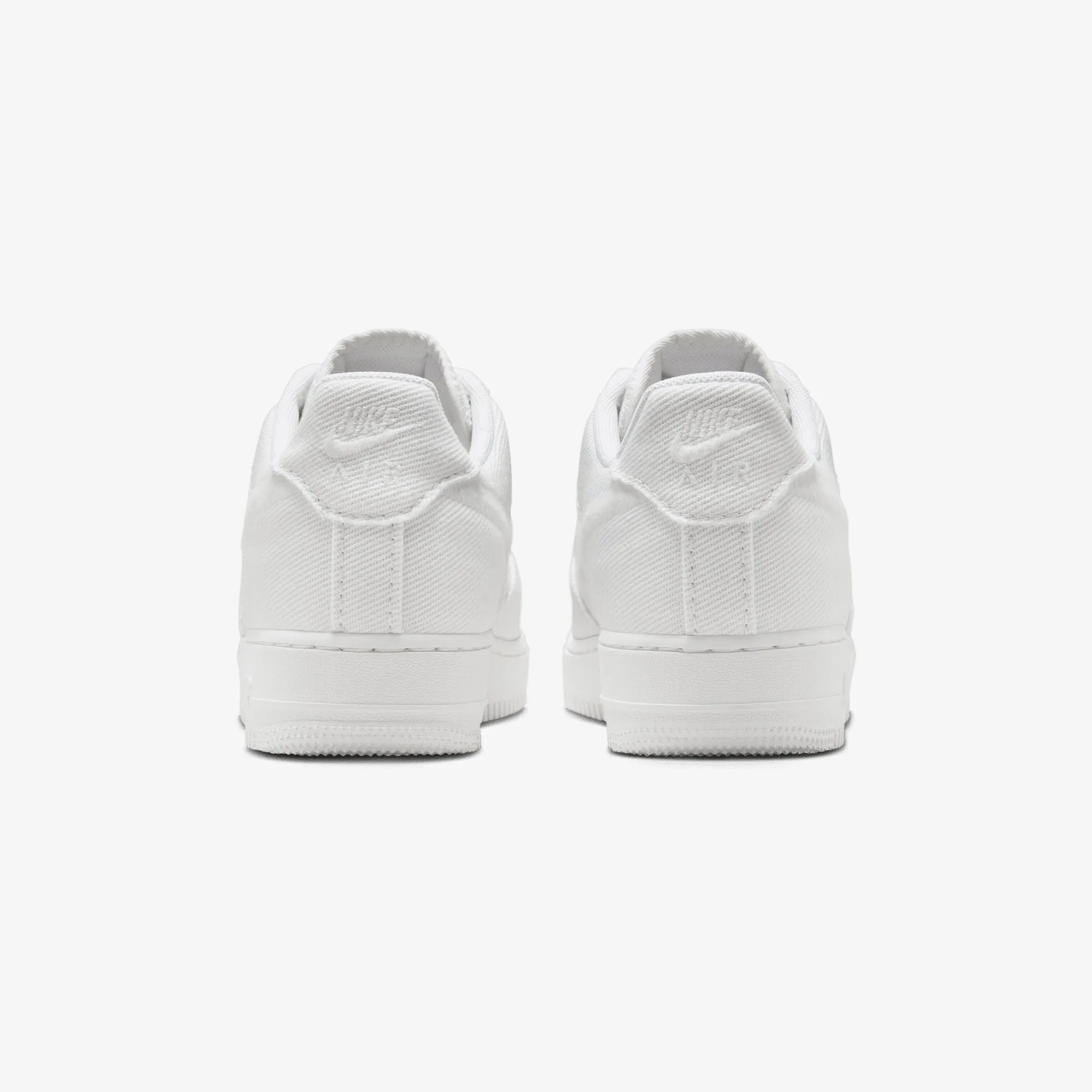 NIKE | AIR FORCE 1 LOW CANVAS { SUMMIT WHITE/SUMMIT WHITE Hypergrip Technology Snug Ankle Hugger