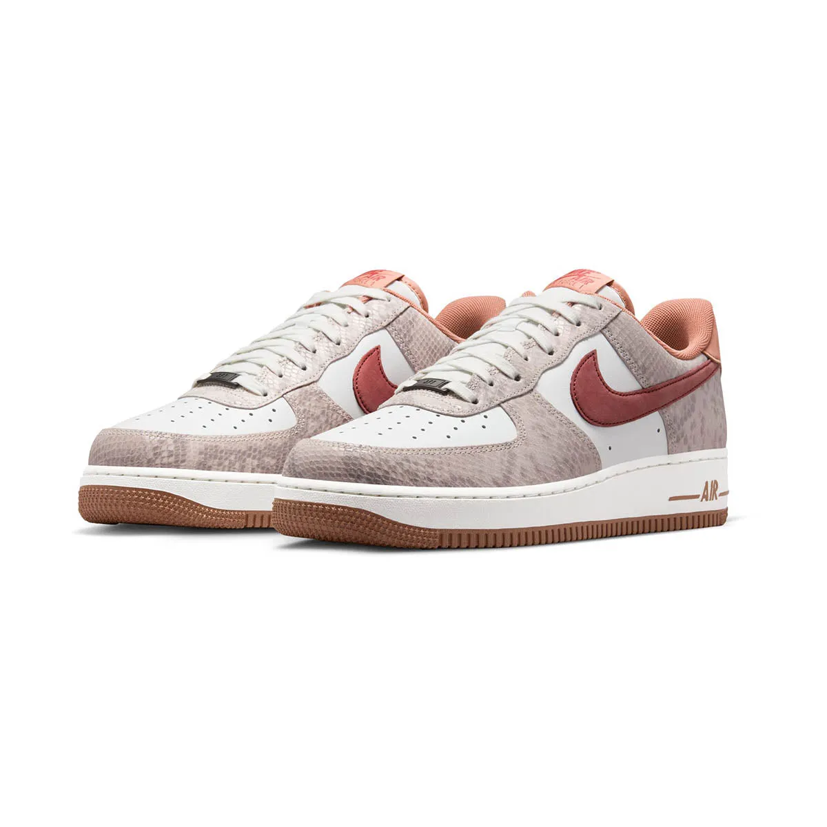 Trail Comfort ShockDispersion Nike Air Force 1 Low 'Canyon Rust Snakeskin' Men's Shoes