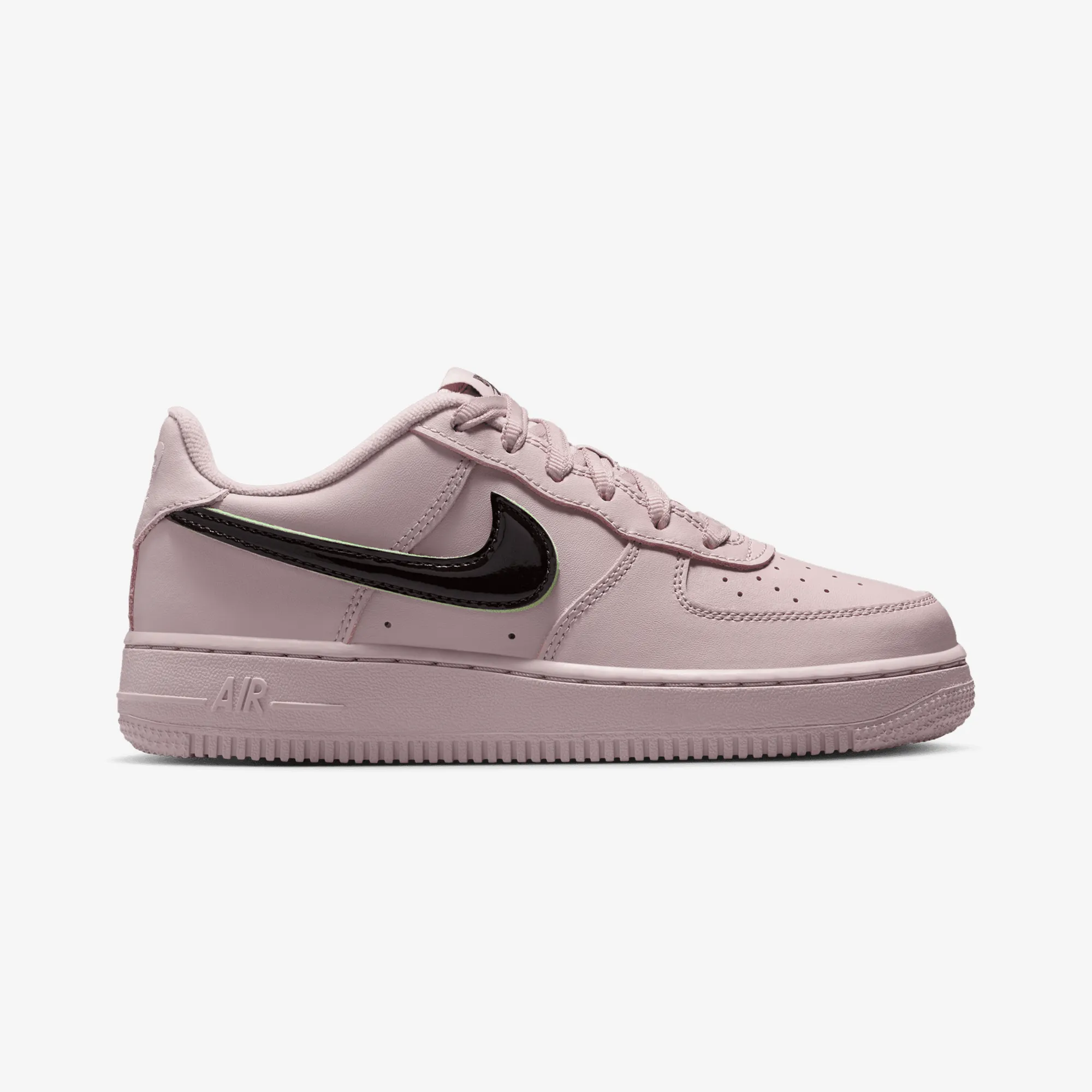 Fashionable Design Comfortable Running NIKE | AIR FORCE 1 LV8 { PARTICLE ROSE/VELVET BROWN-PARTICLE ROSE