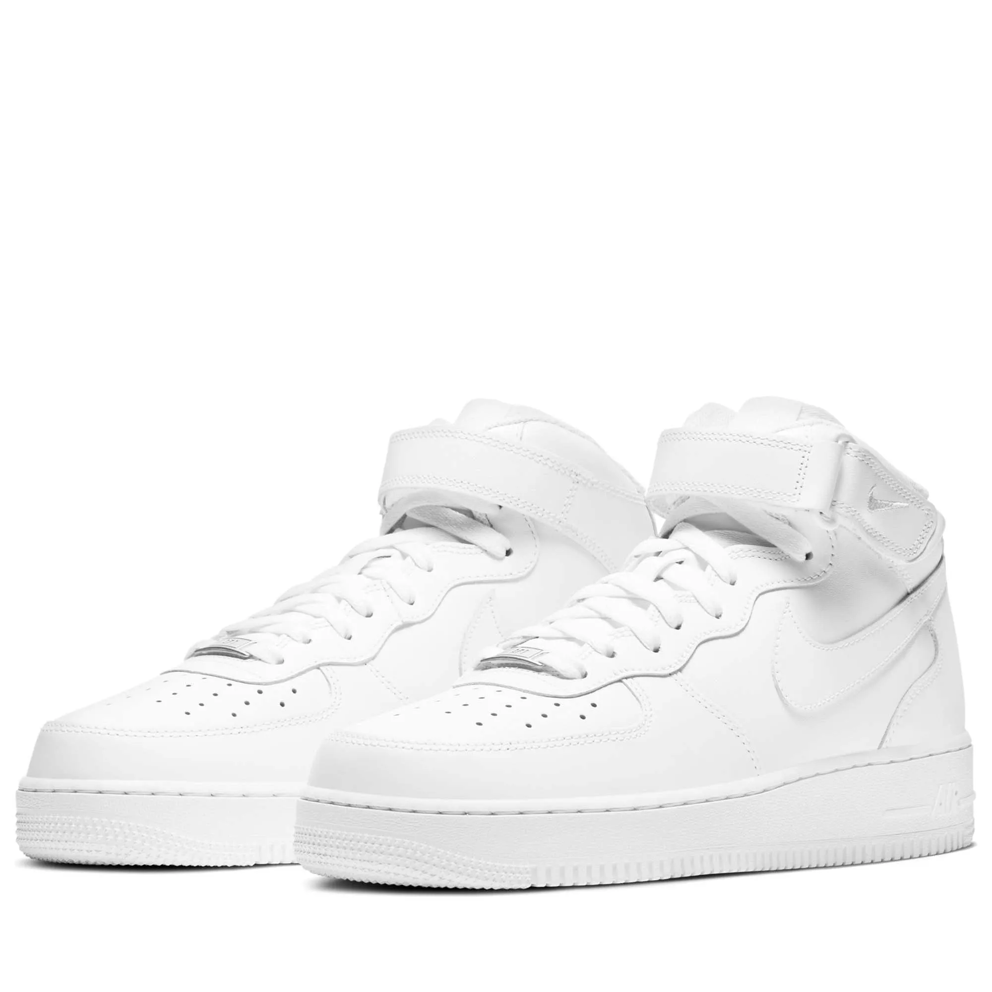 Dynamic Fit Lacing Nike Air Force 1 Mid '07 - White/White