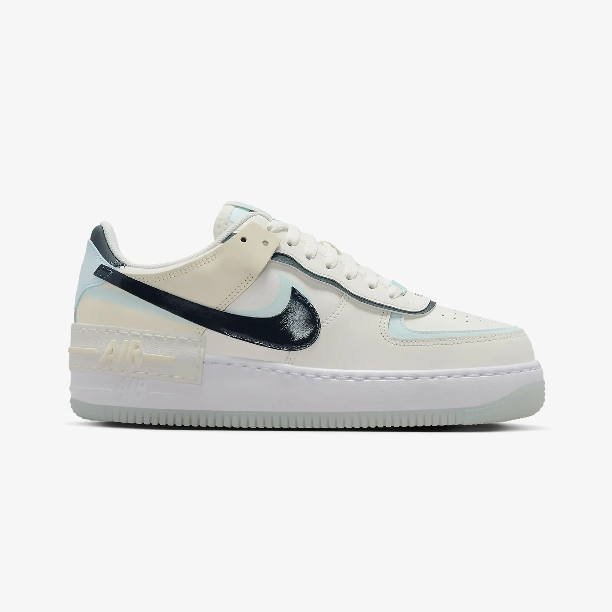 Travel Light Comfort collar NIKE | AIR FORCE 1 SHADOW { SAIL/ARMORY NAVY-GLACIER BLUE