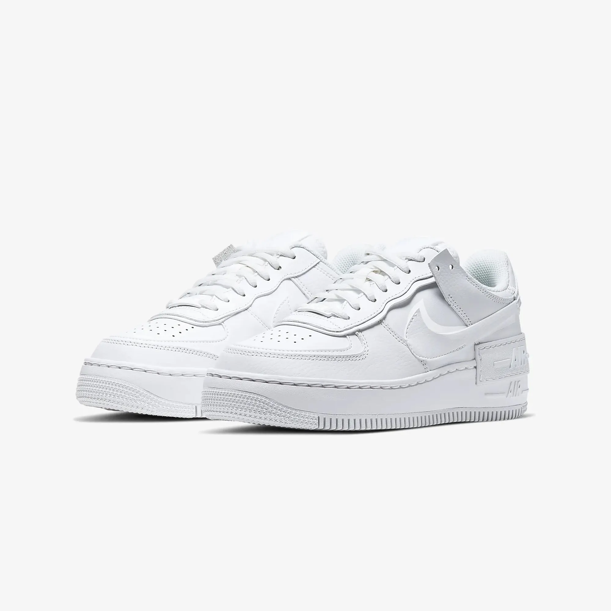 Reflective Detail Nike | AIR FORCE 1 { SHADOW WHITE