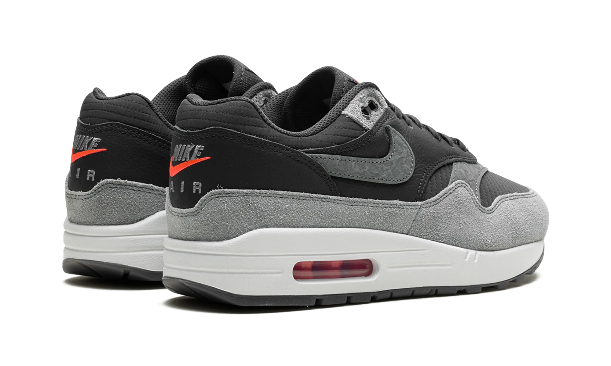 Nike Air Max 1 PRM "Smoke Grey" gel insole shoes polyester running gear