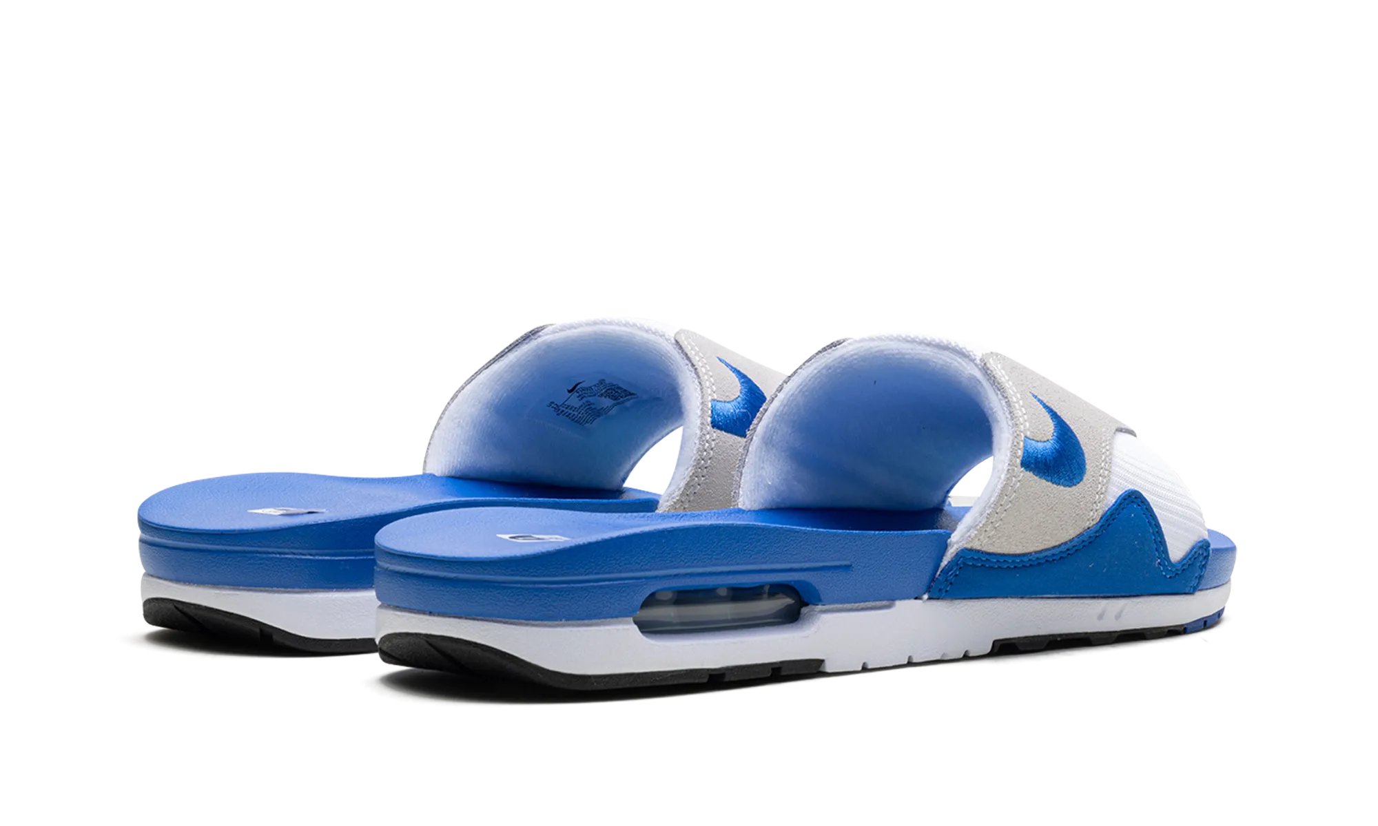 Nike Air Max 1 Slide "Royal Blue" steampunk - themed running gear