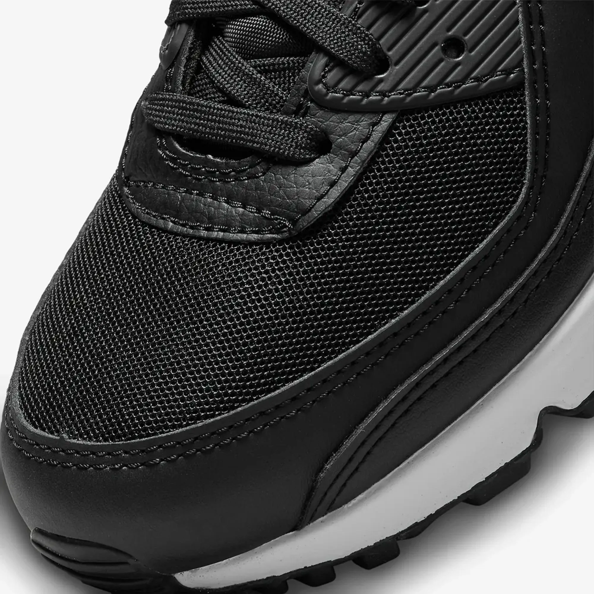 Nike | AIR MAX 90  { BLACK/WHITE-BLACK Everyday Casual