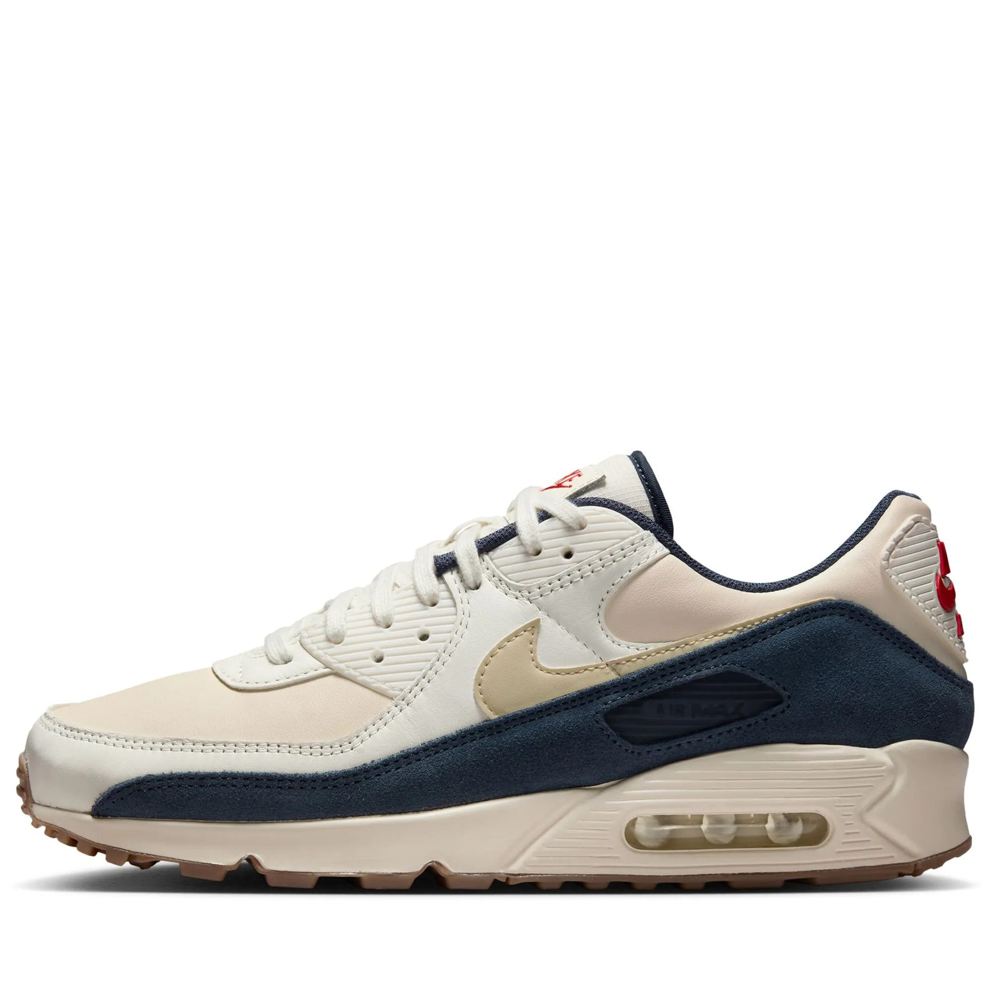 Wear comfort Travel Light Nike Air Max 90 Premium - Pale Ivory/Light Khaki
