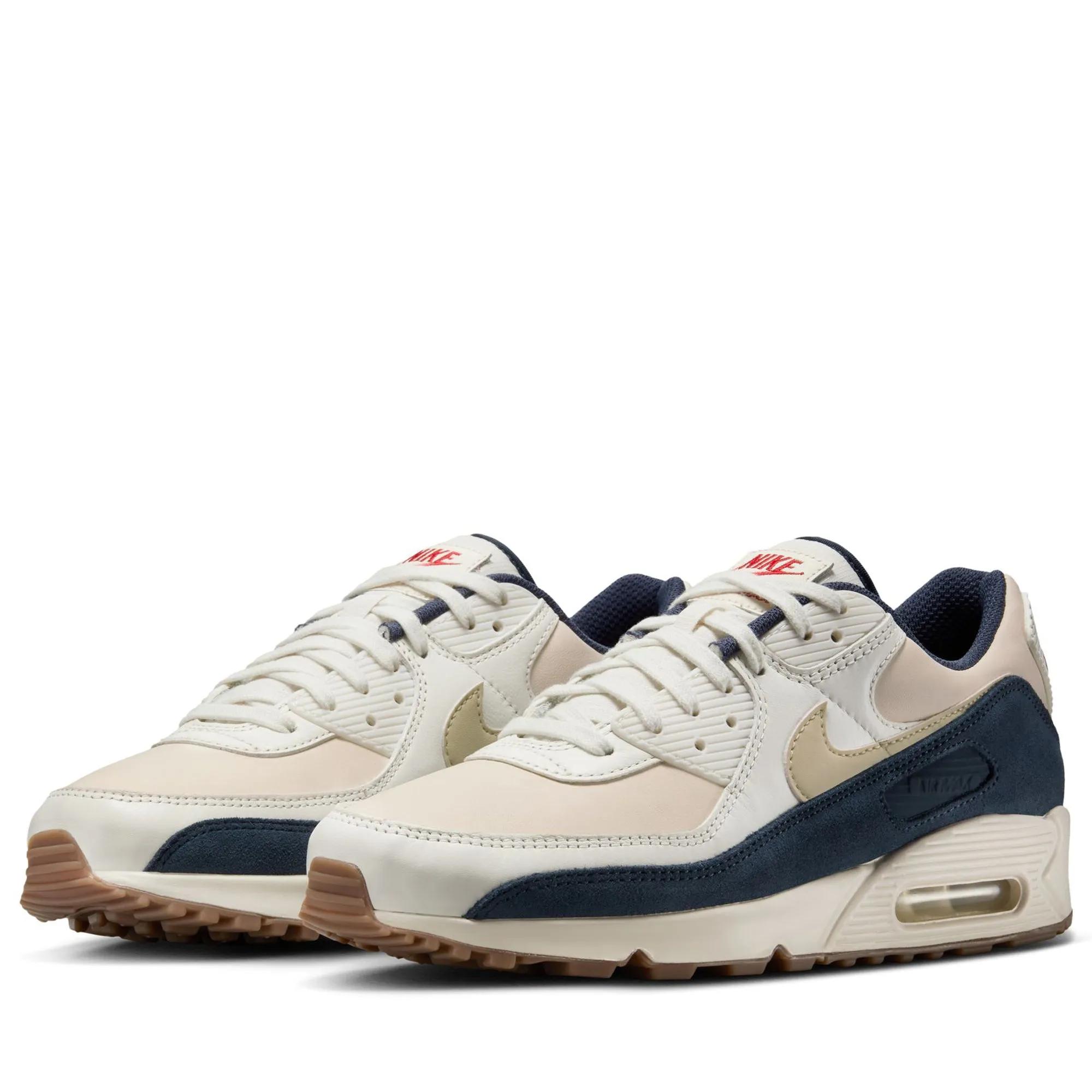 Nike Air Max 90 Premium - Pale Ivory/Light Khaki Flex groove