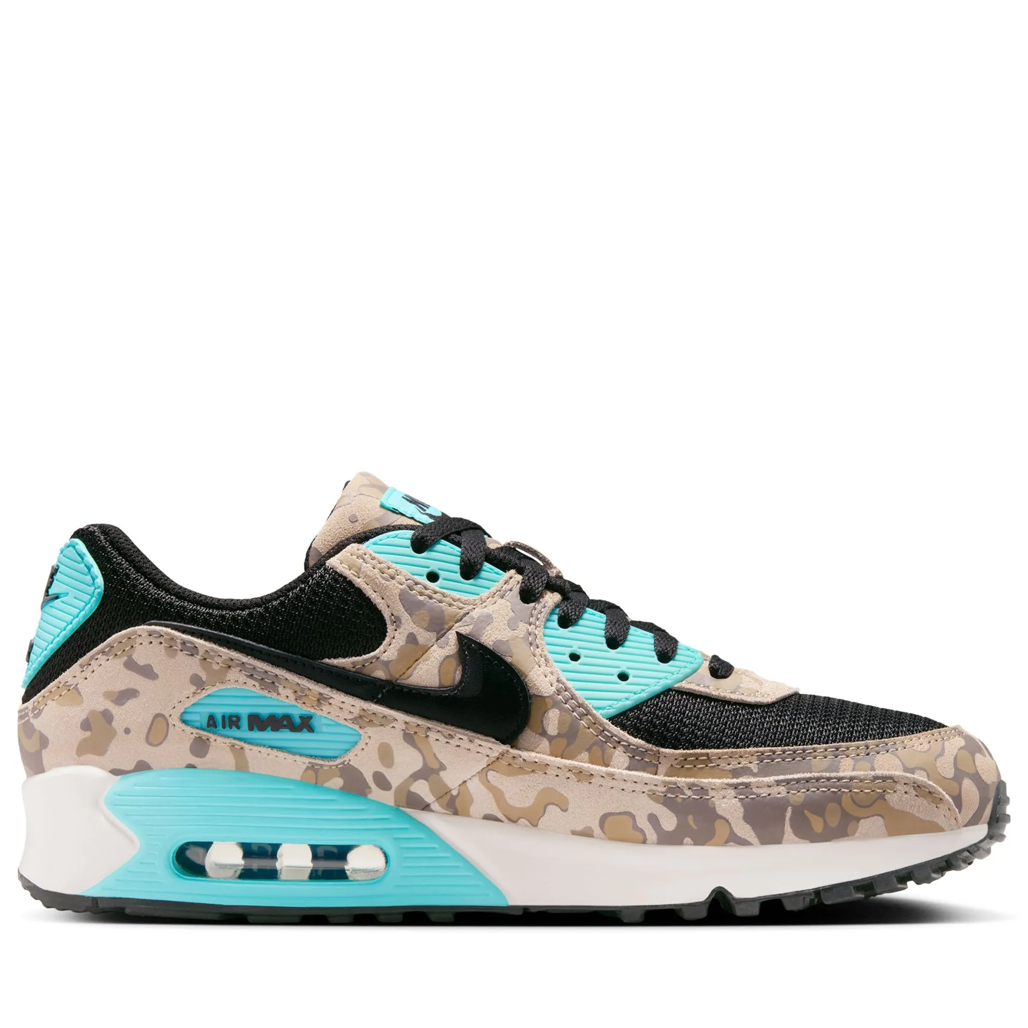 Nike Air Max 90 Premium - Sanddrift/Aurora Green Abrasion Resistant Toe Caps Sport Utility