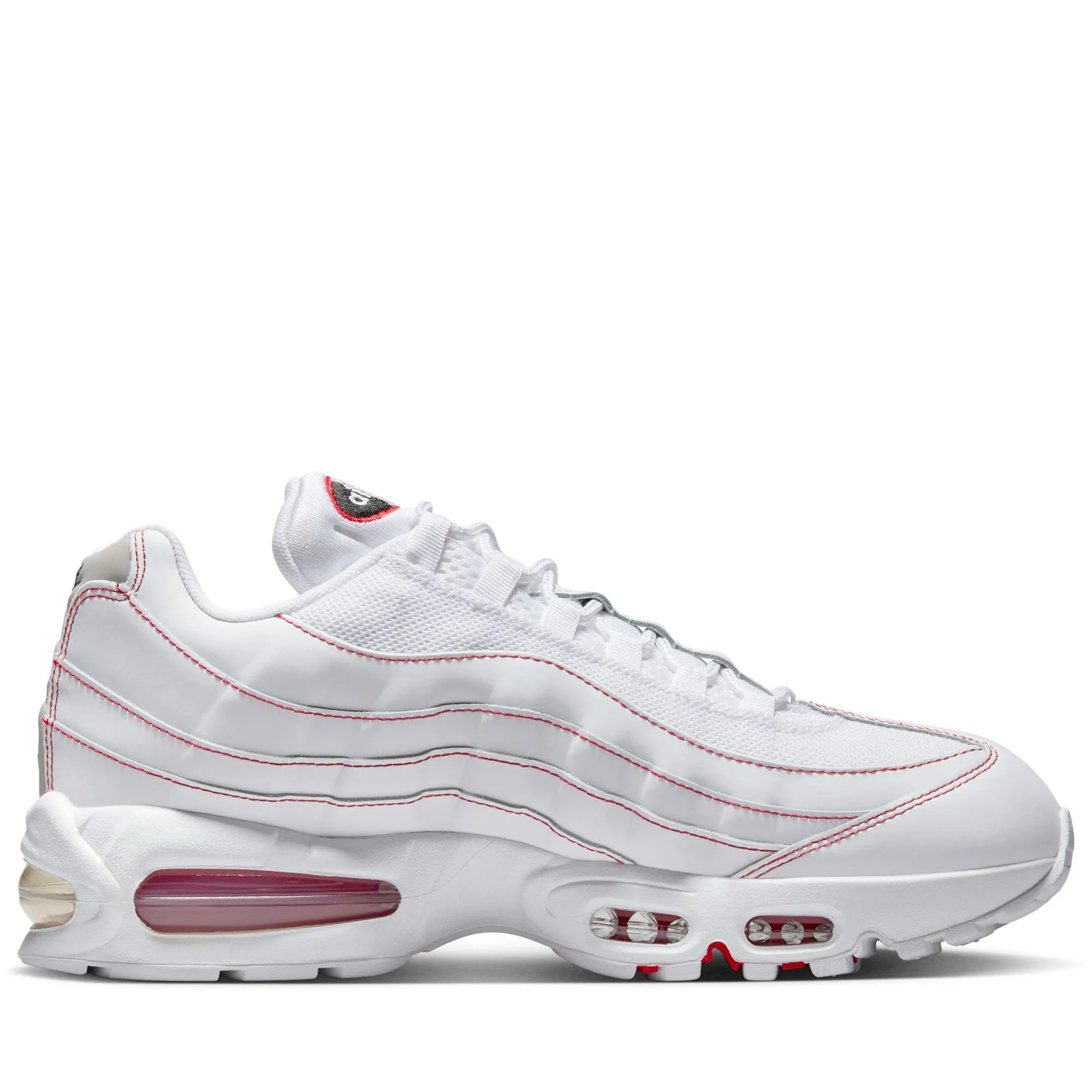 Nike Air Max 95 OG - White/University Red Structured shock absorption Style Routine