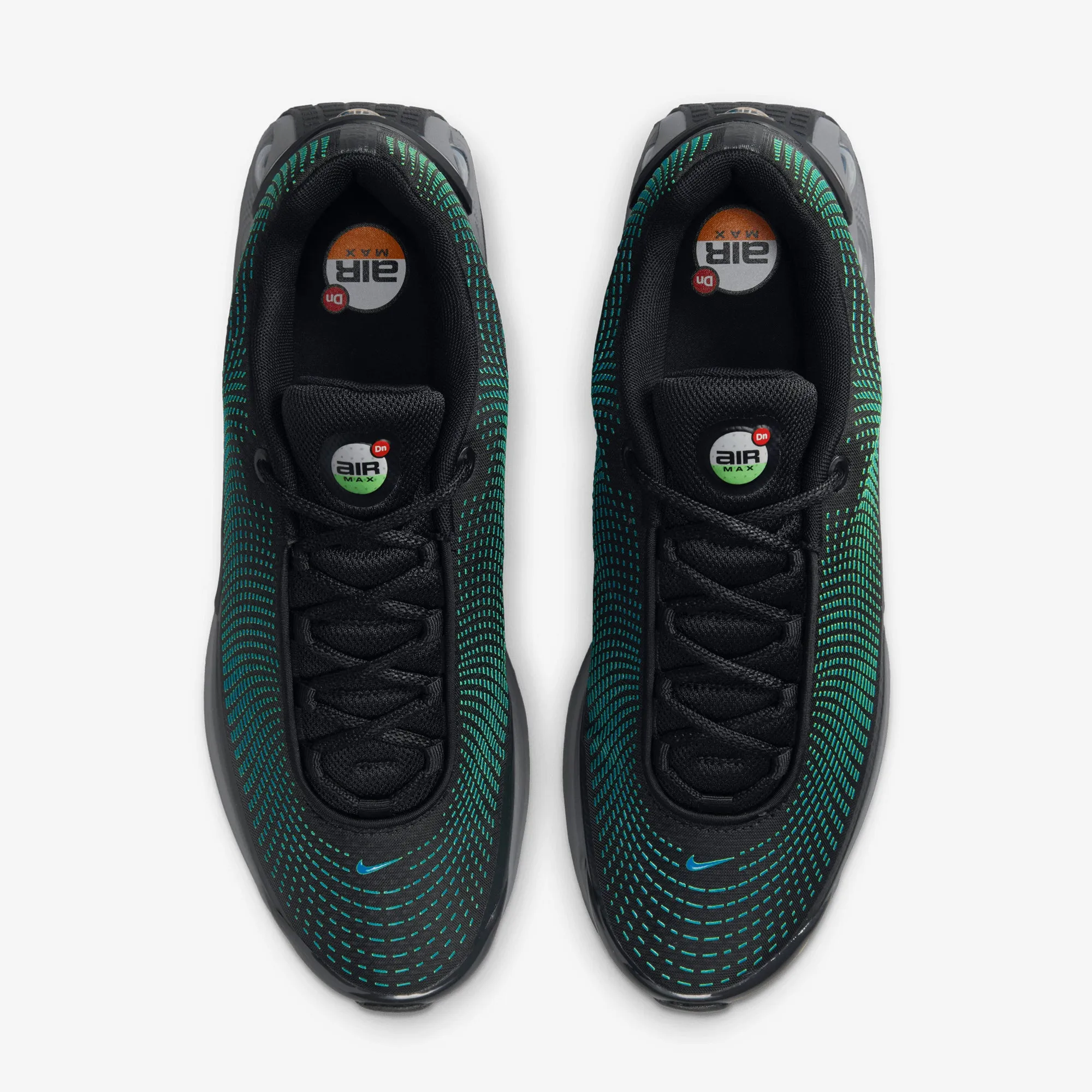 Trendy Wear Nike | AIR MAX DN  { BLACK/WHITE-HYPER COBALT-RAGE GREEN