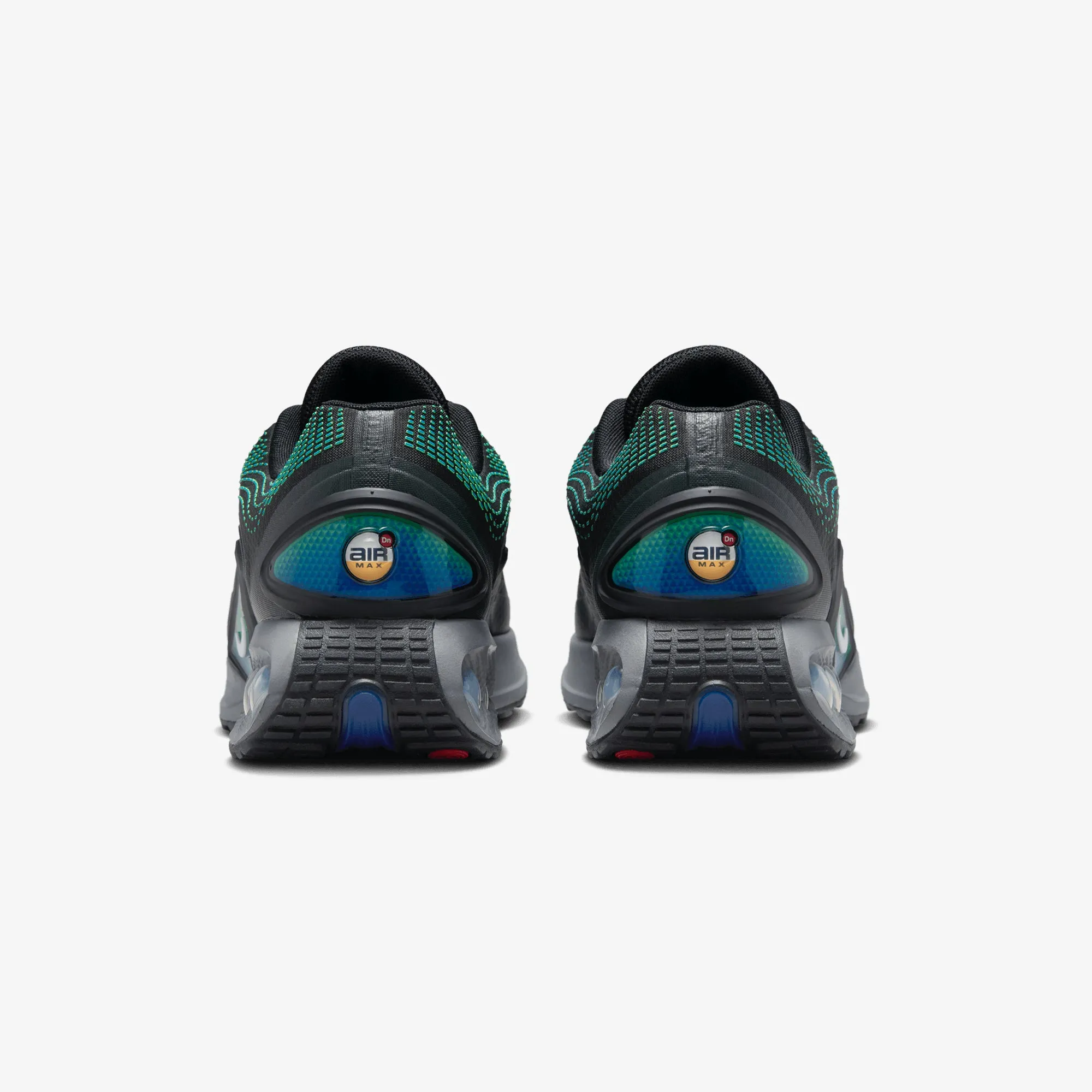 Nike | AIR MAX DN  { BLACK/WHITE-HYPER COBALT-RAGE GREEN Wide toe box Unstructured Look