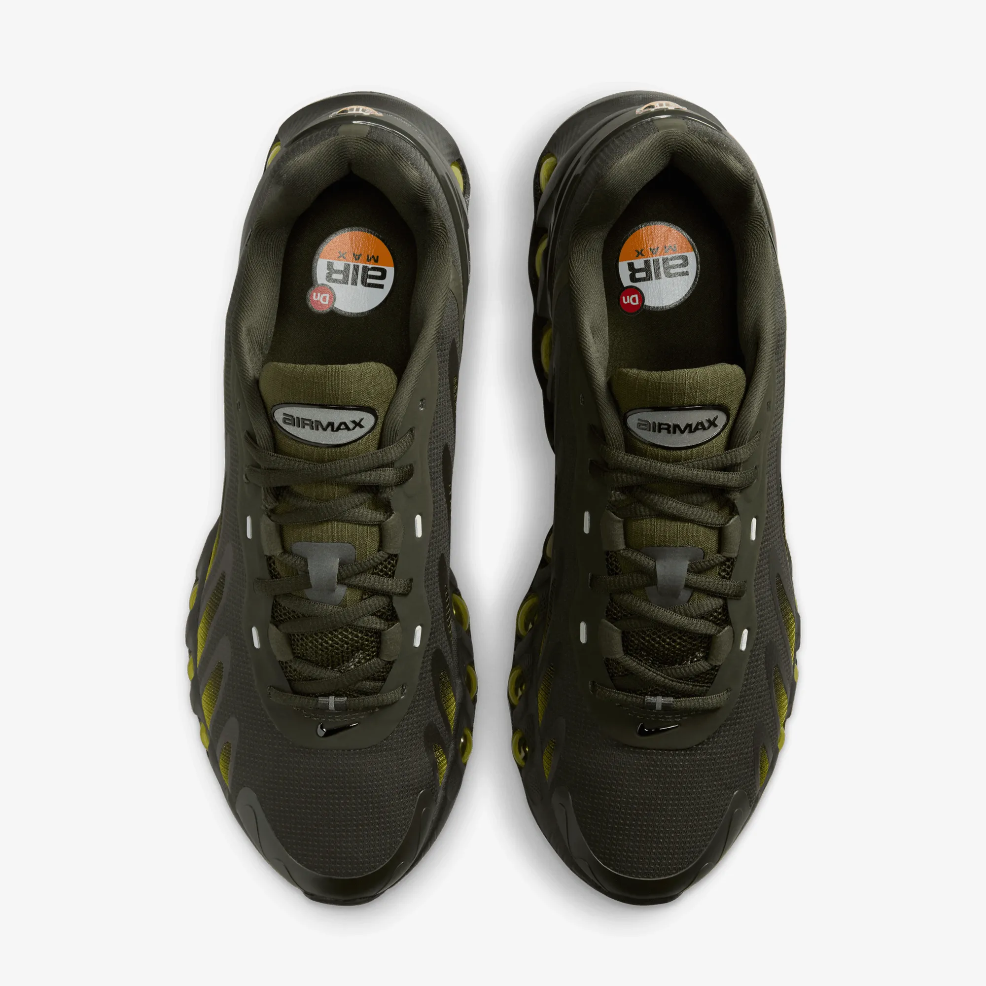 Motion Friendly Nike | AIR MAX DN8 { SEQUOIA/BLACK-BRIGHT CITRON