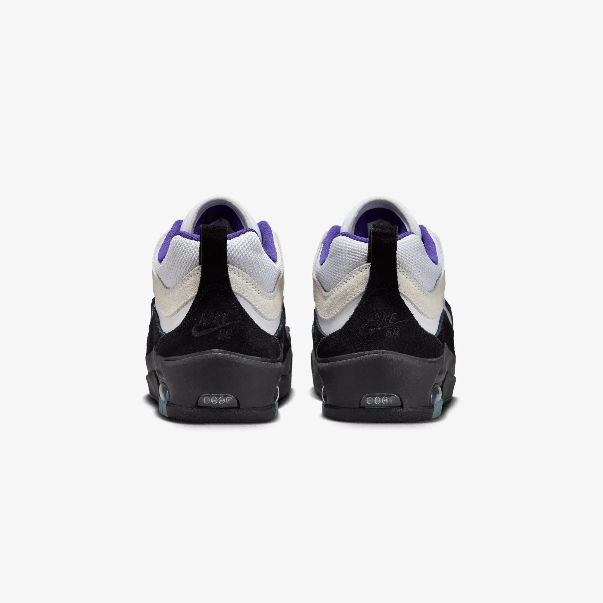 Nike | AIR MAX ISHOD { WHITE/BLACK-COURT PURPLE-BLACK Step Smart