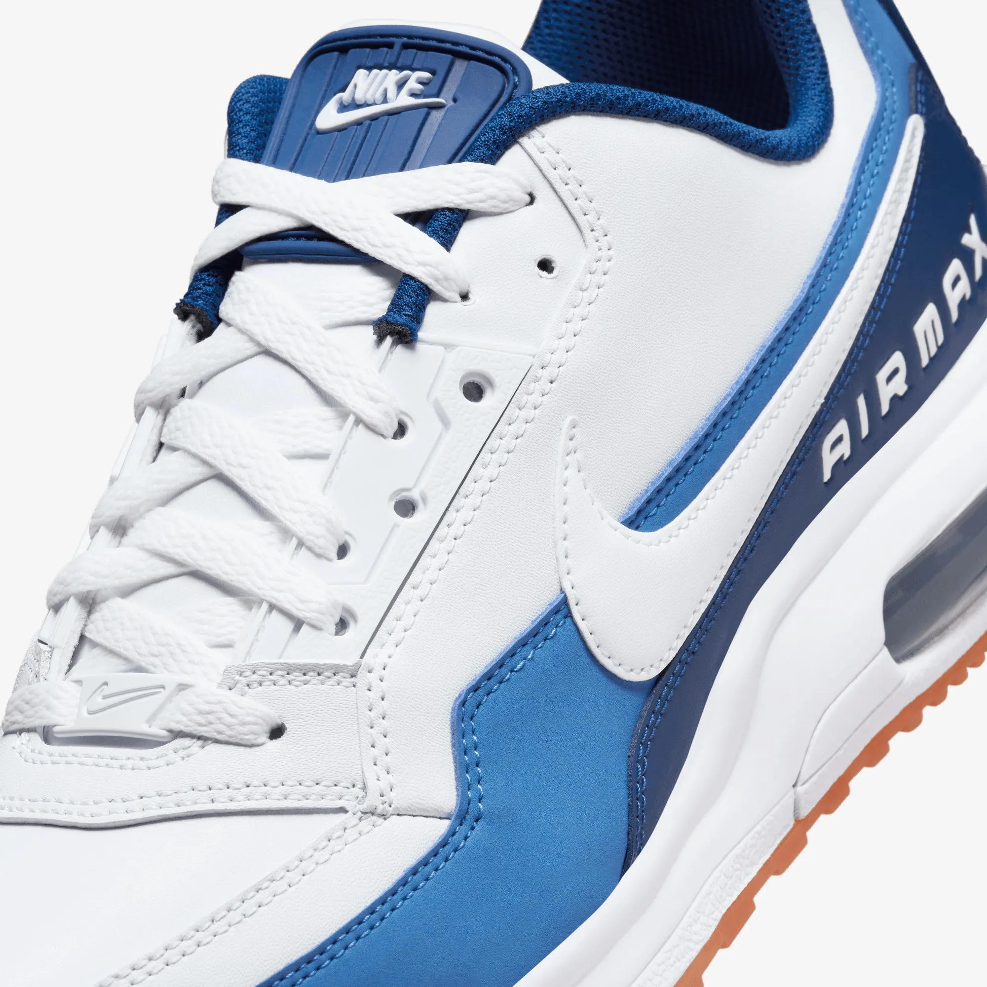 Smooth Upper Nike | AIR MAX LTD 3 { WHITE/WHITE-COASTAL BLUE-STAR BLUE