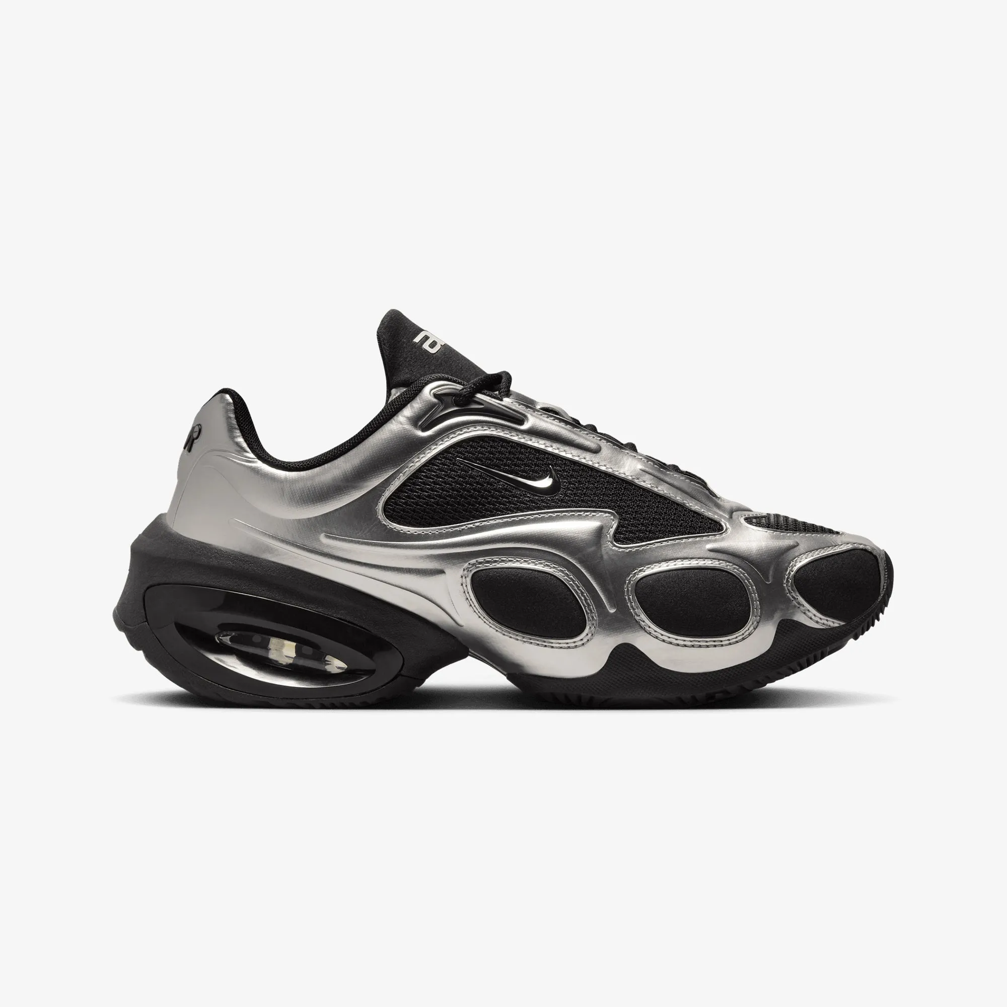 Ethylene Vinyl Acetate Unisex Fit Nike | AIR MAX MUSE { BLACK/METALLIC SILVER