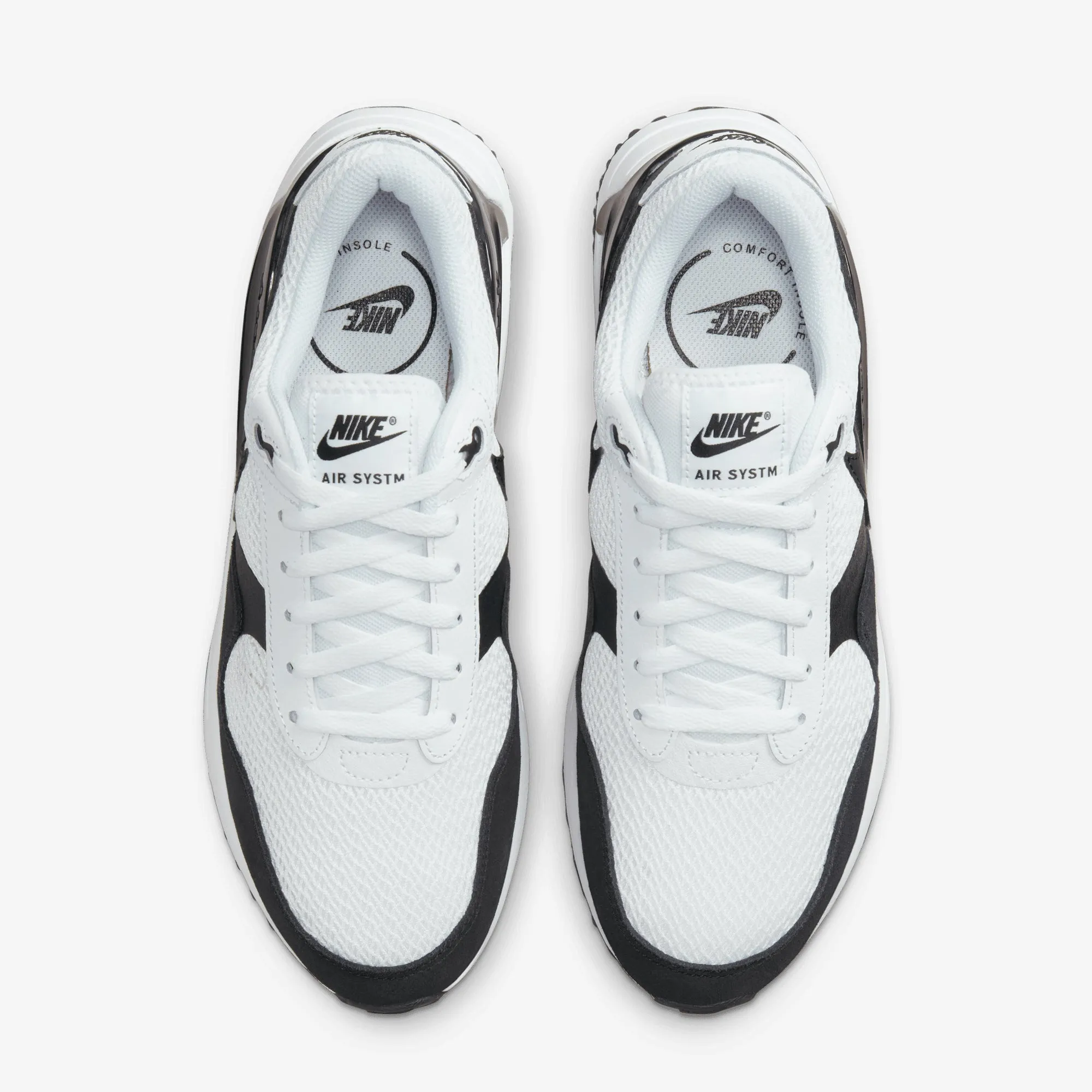 Nike | AIR MAX SYSTM { WHITE/BLACK-SUMMIT WHITE Seamless Comfort
