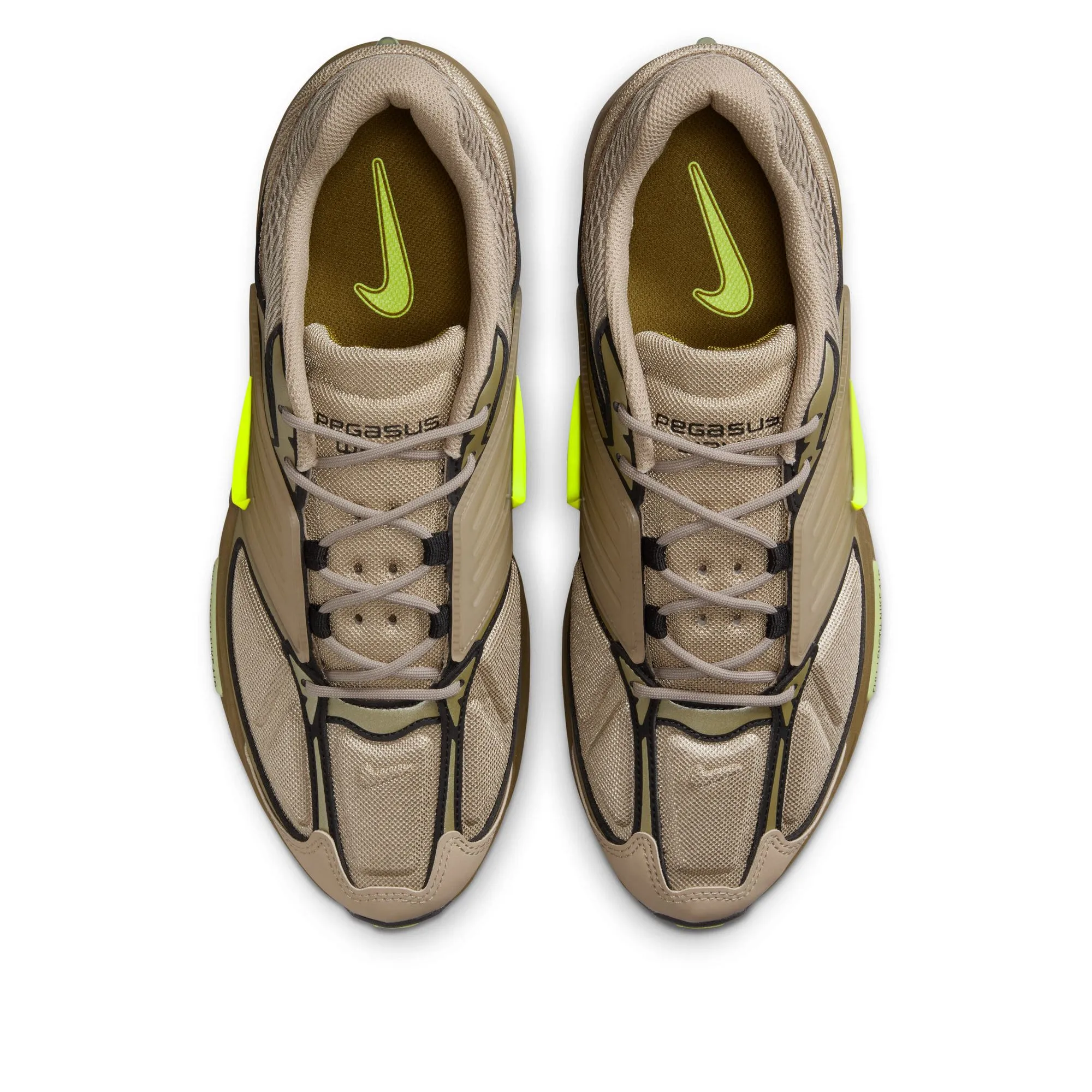 Nike Air Pegasus Wave - Khaki/Volt Hyper Elastic Foam