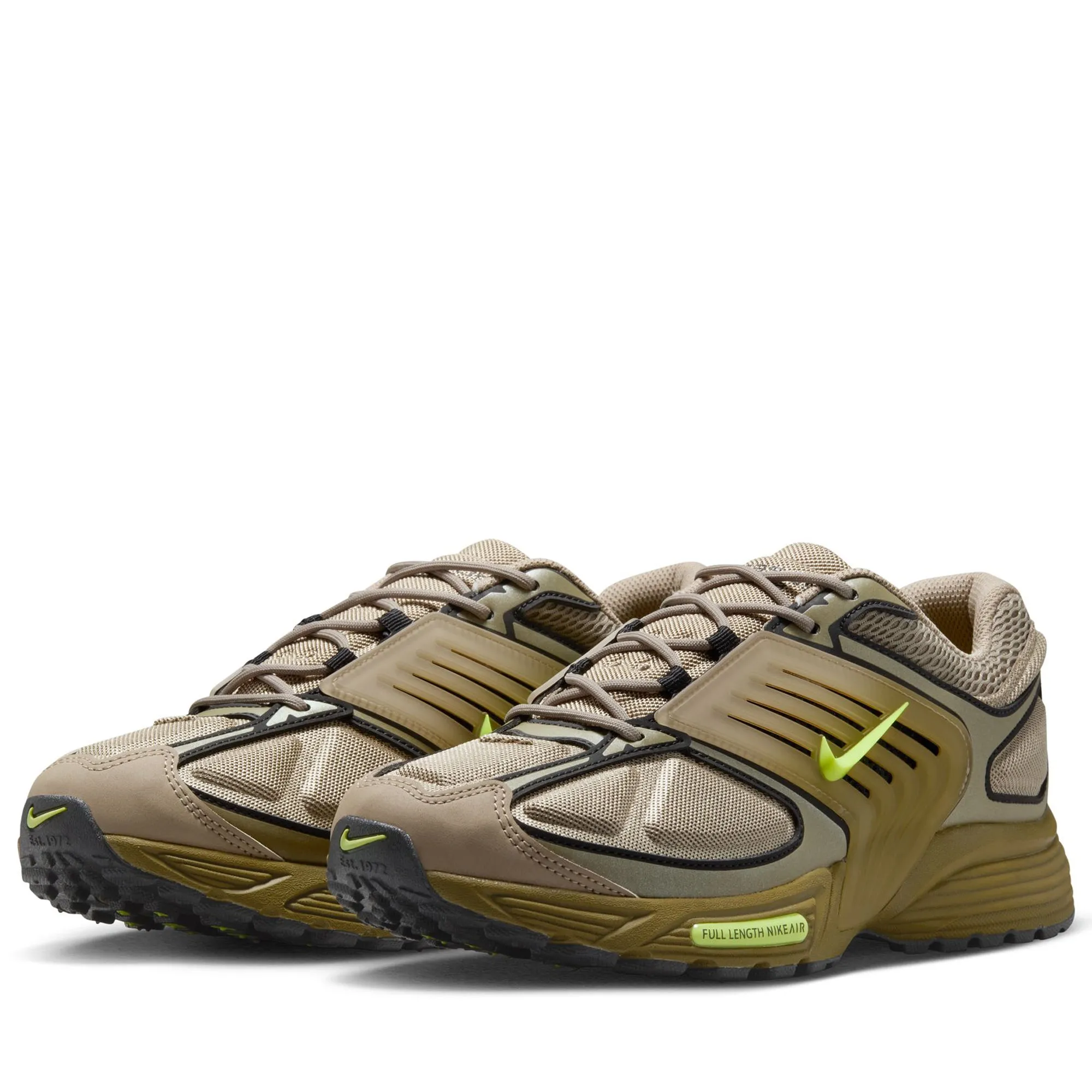 Nike Air Pegasus Wave - Khaki/Volt Pace Booster