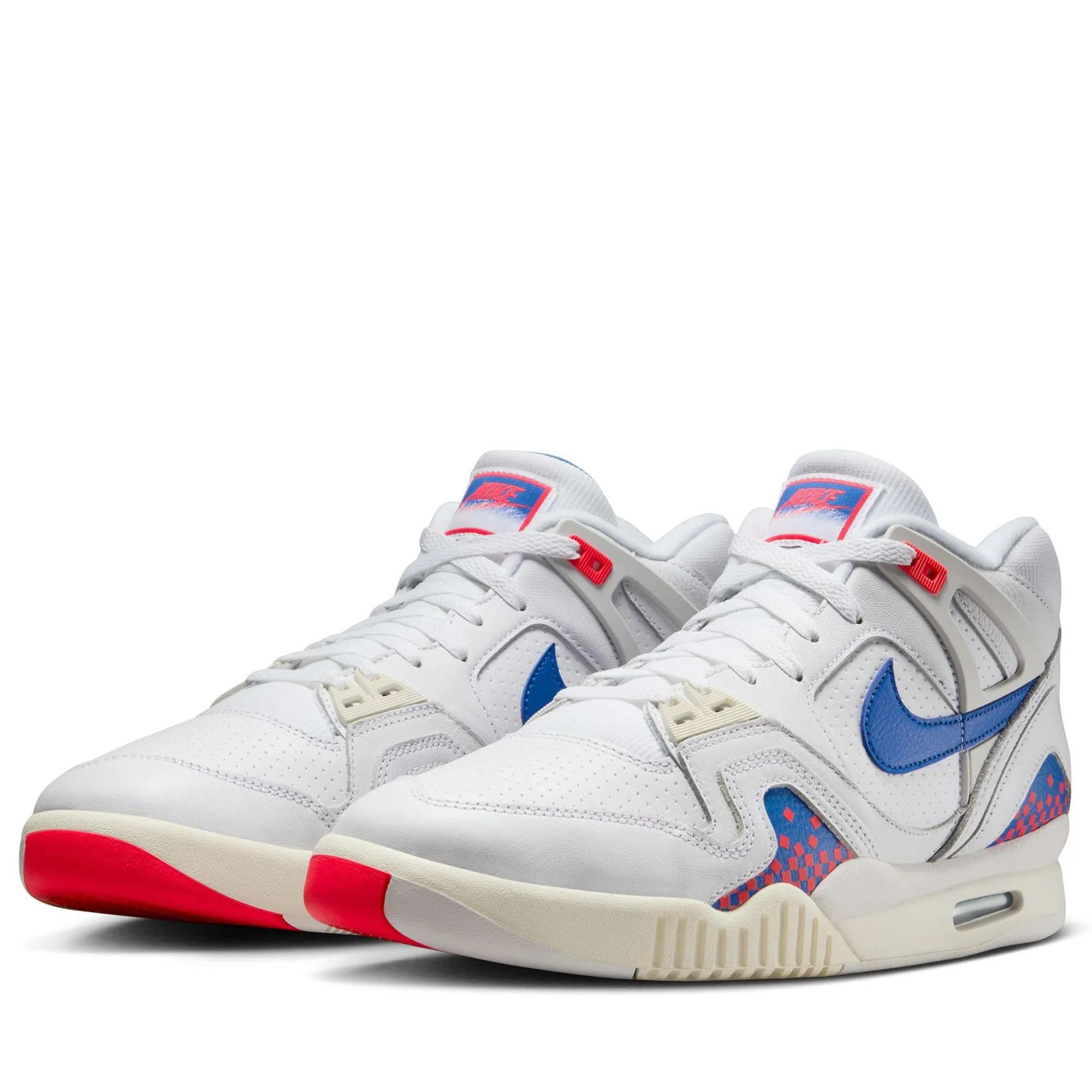 Reinforced heel Nike Air Tech Challenge 2 - White/Royal Blue