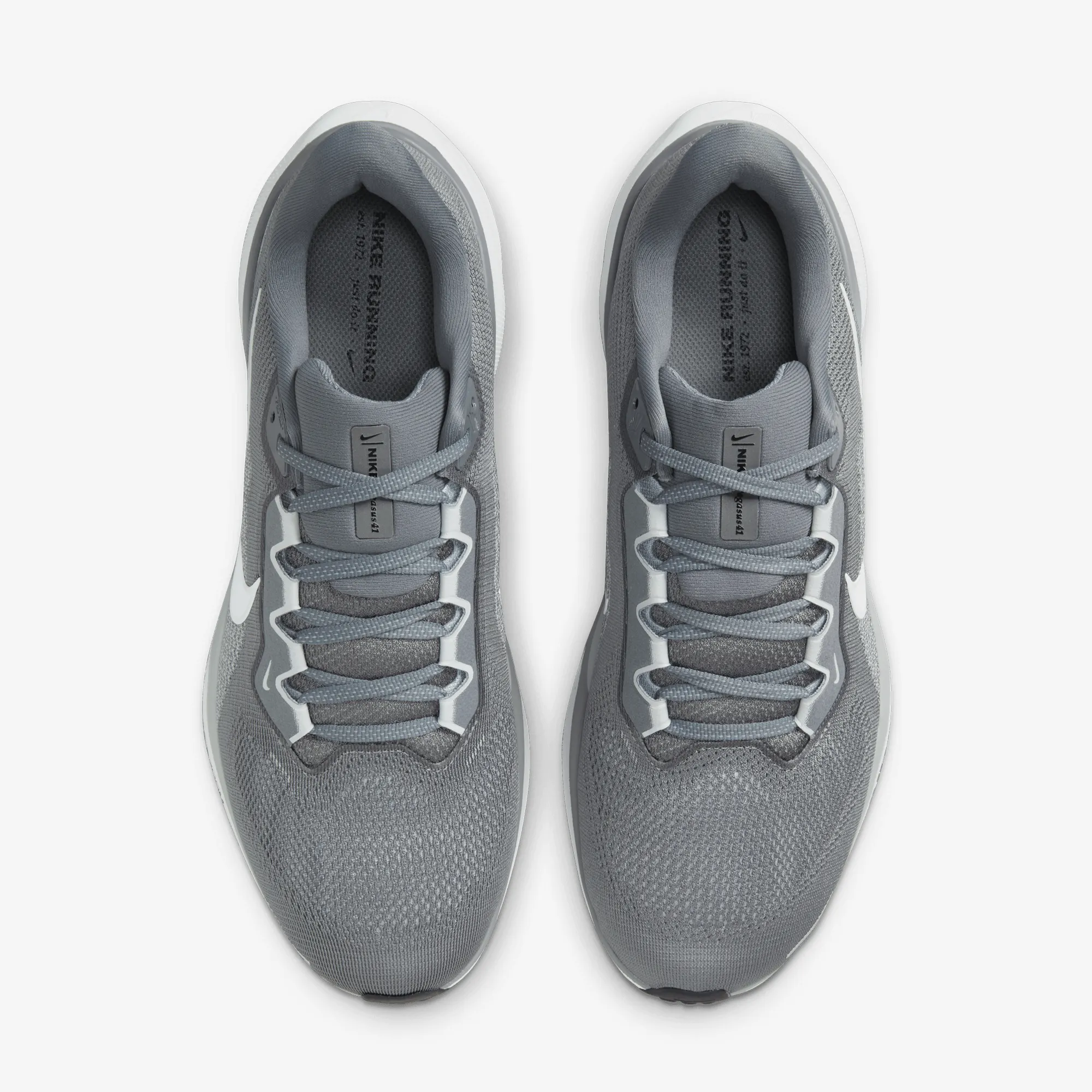 Nike | AIR ZOOM PEGASUS 41 { COOL GREY/WHITE-WOLF GREY-PURE PLATINUM Water Resistant Modern Cushioning