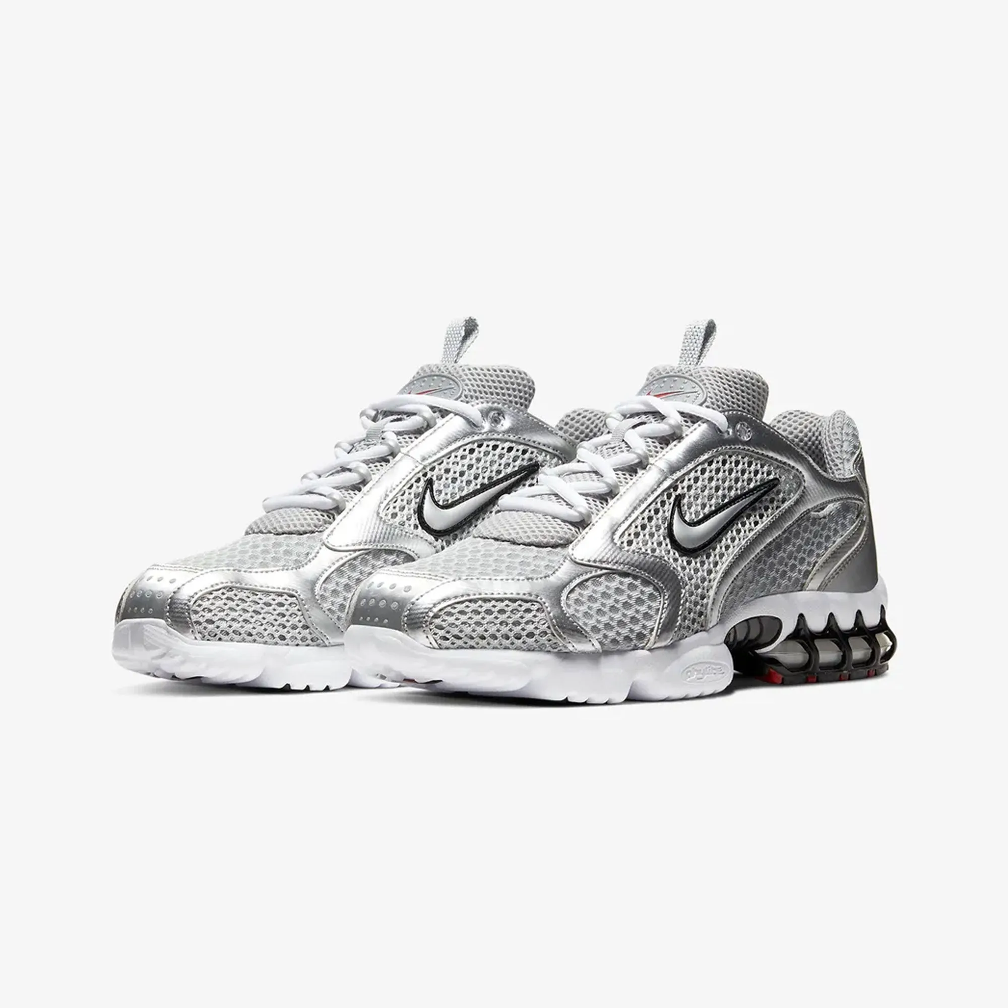 NIKE | AIR ZOOM SPIRIDON CAGE 2 { LT SMOKE GREY/METALLIC SILVER Ultra Responsive Foam Neutral Stance