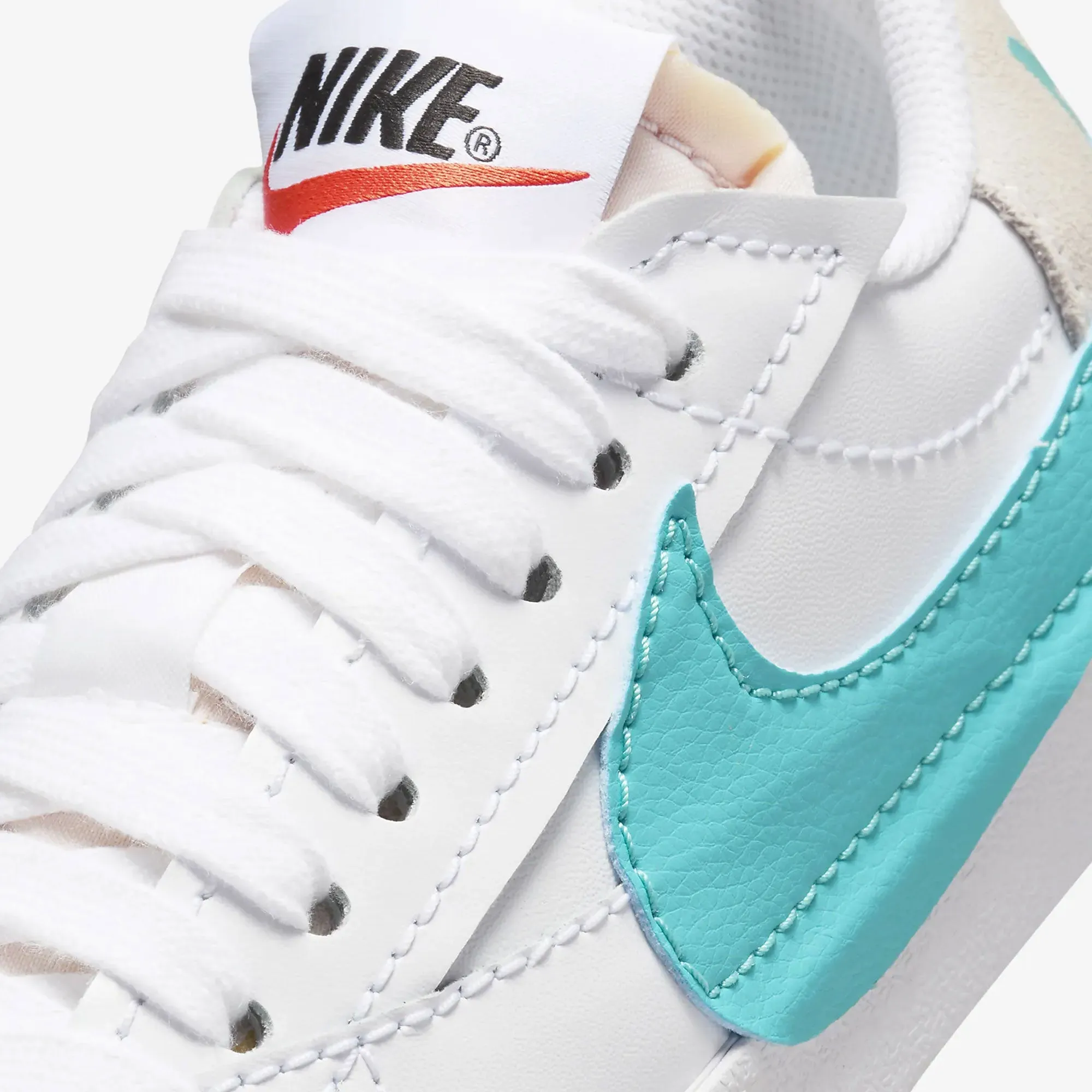 Durable Comfort Nike | BLAZER LOW '77 JUMBO { WHITE/DUSTY CACTUS-SUMMIT WHITE