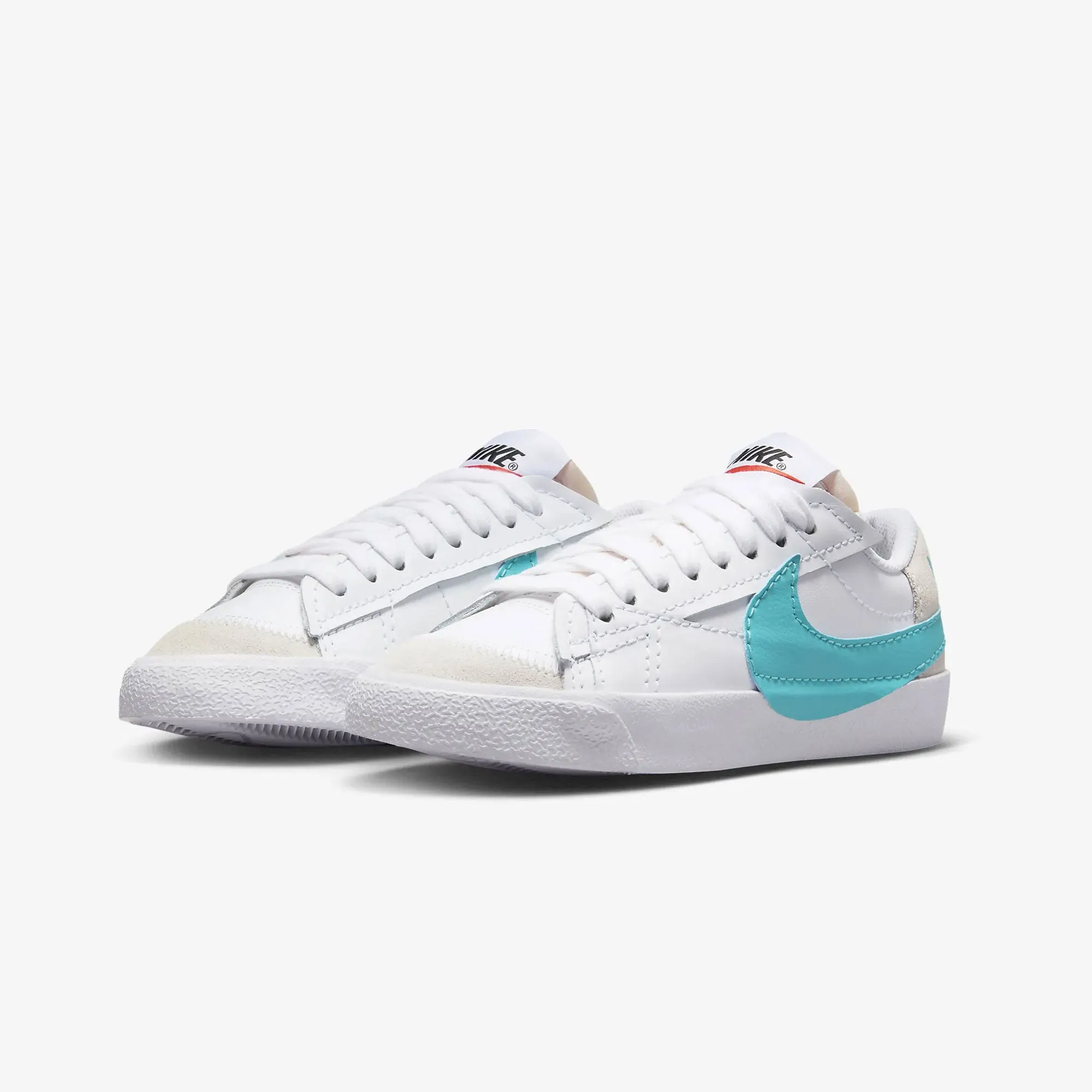 Adaptive Form Nike | BLAZER LOW '77 JUMBO { WHITE/DUSTY CACTUS-SUMMIT WHITE