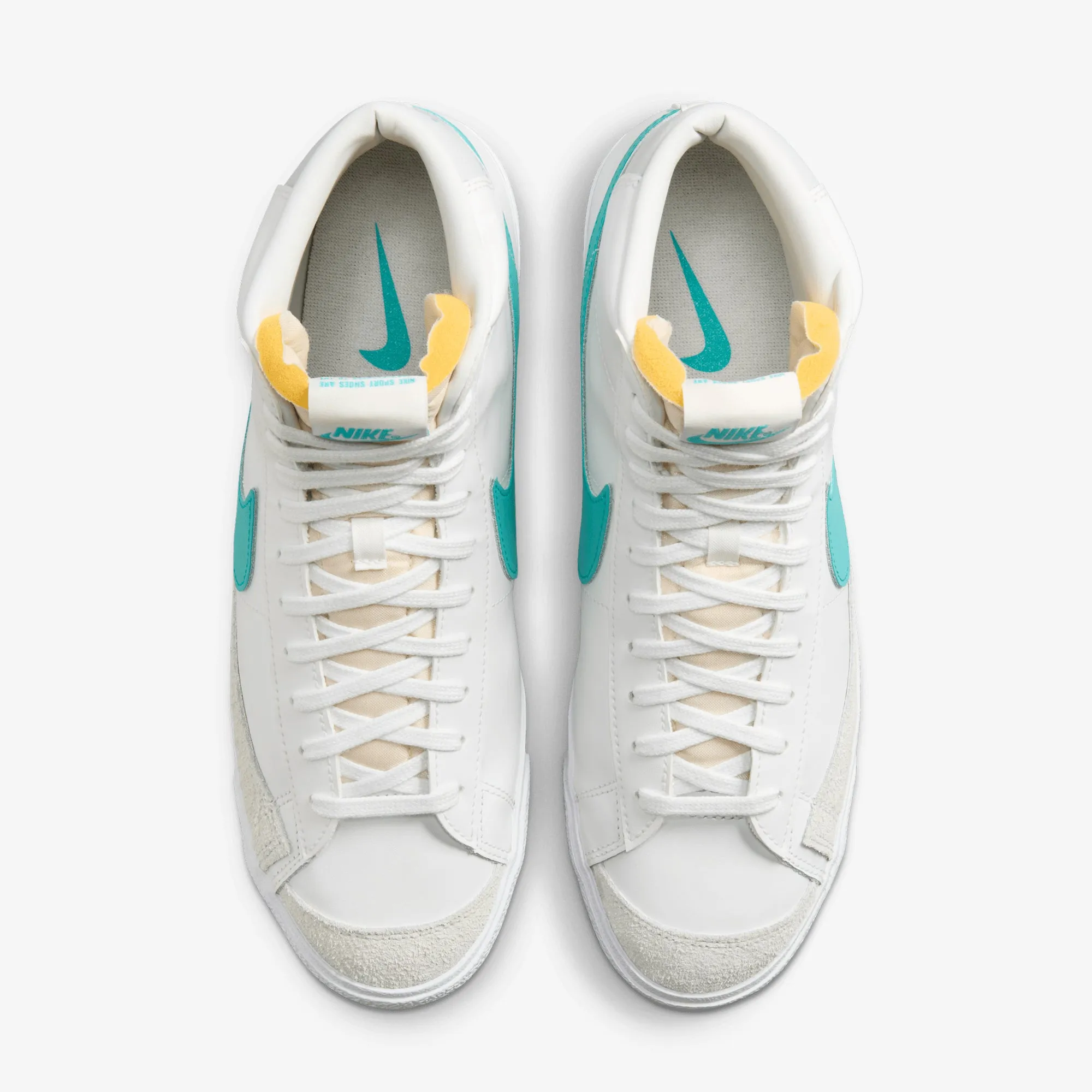 NIKE | BLAZER MID '77 VINTAGE { SUMMIT WHITE/DUSTY CACTUS-WHITE Comfort quality Lightweight EVA Foam Design