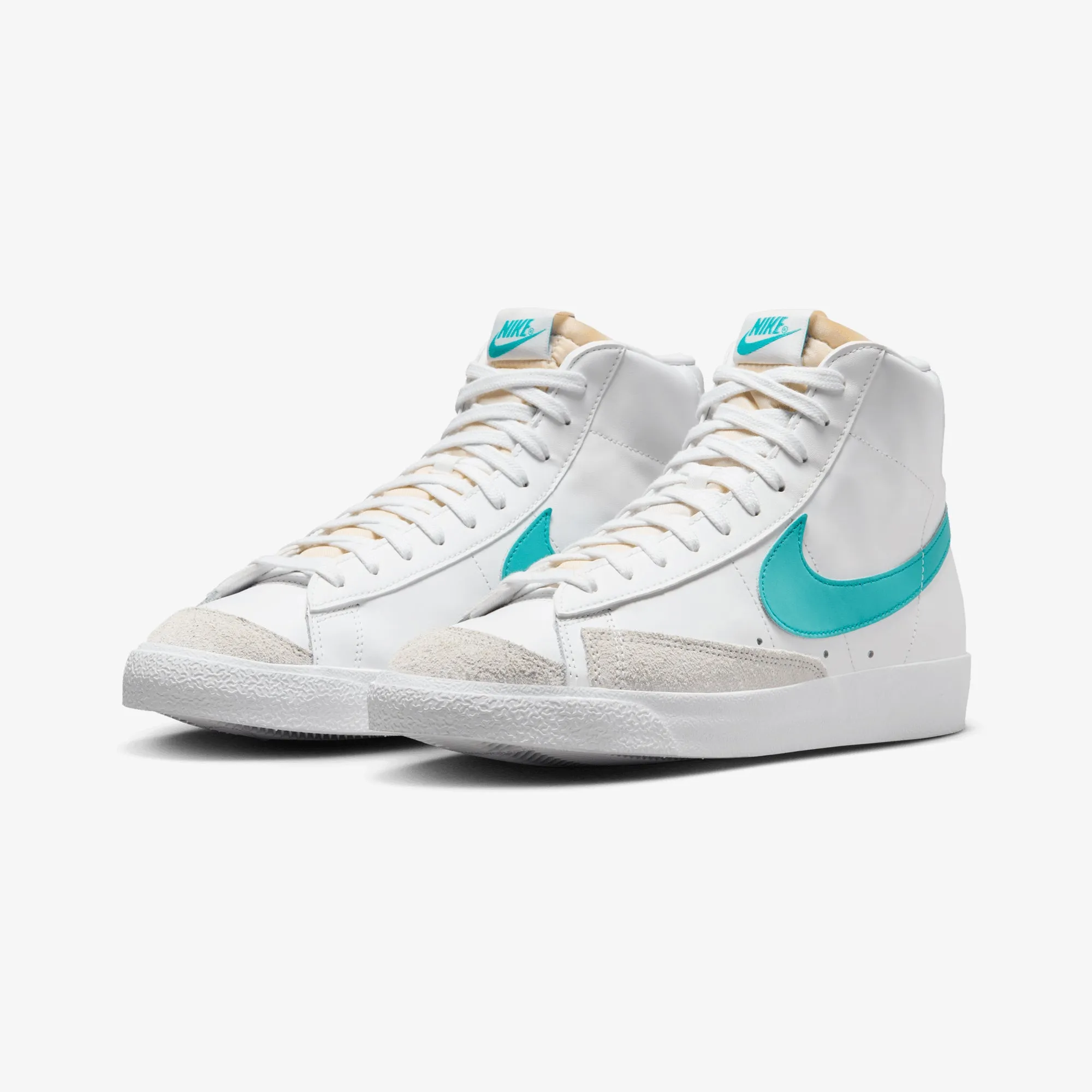 NIKE | BLAZER MID '77 VINTAGE { SUMMIT WHITE/DUSTY CACTUS-WHITE Low Touch