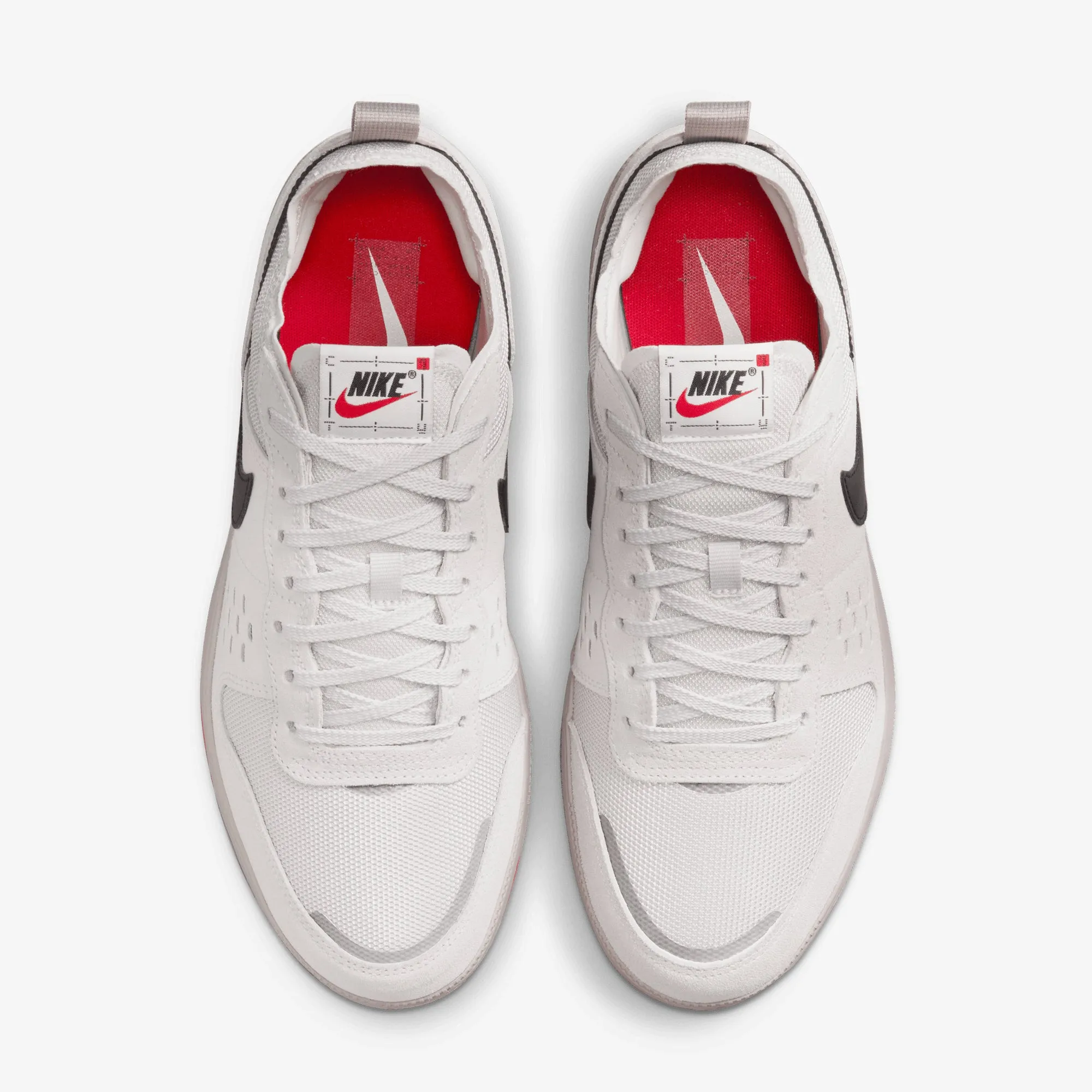 Nike | C1TY { COLLEGE GREY/BLACK-VAST GREY-FIRE RED Non Restrictive Collar Padding Stylish