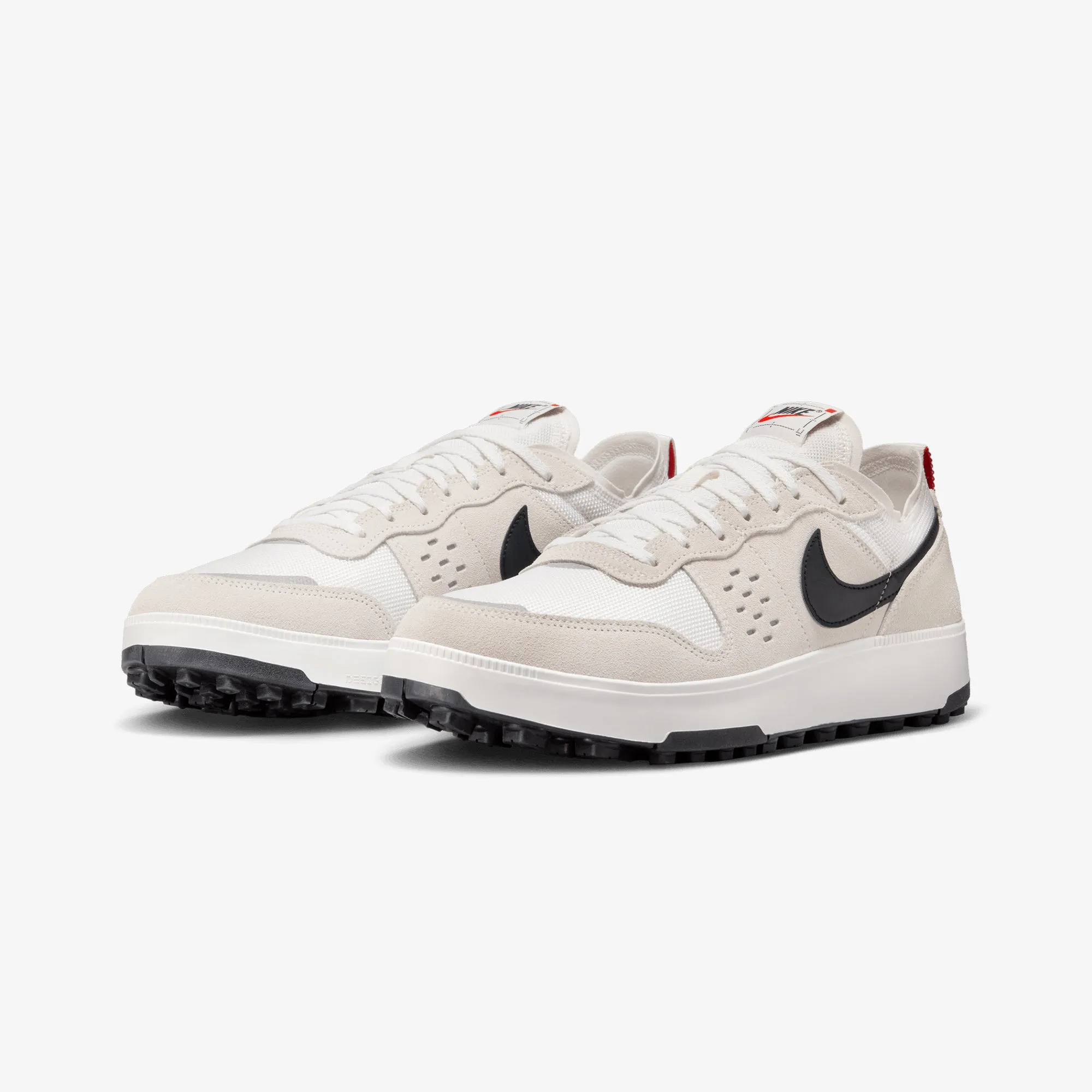 suede upper Shock Dispersing Nike | C1TY { SUMMIT WHITE/BLACK-FIRE RED