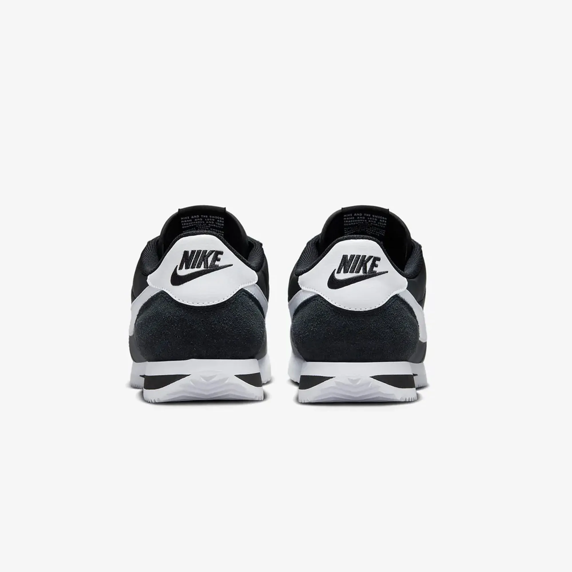 Nike | CORTEZ TXT  { BLACK/WHITE Long Travel Durable Form